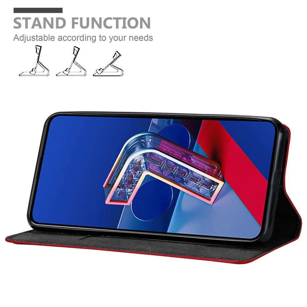 Cadorabo Handyhülle für Asus ZenFone 7 PRO Hülle Asus ZenFone 7 PRO, Hülle Schutzhülle mit Standfunktion, Magnetverschluss und Kartenfach