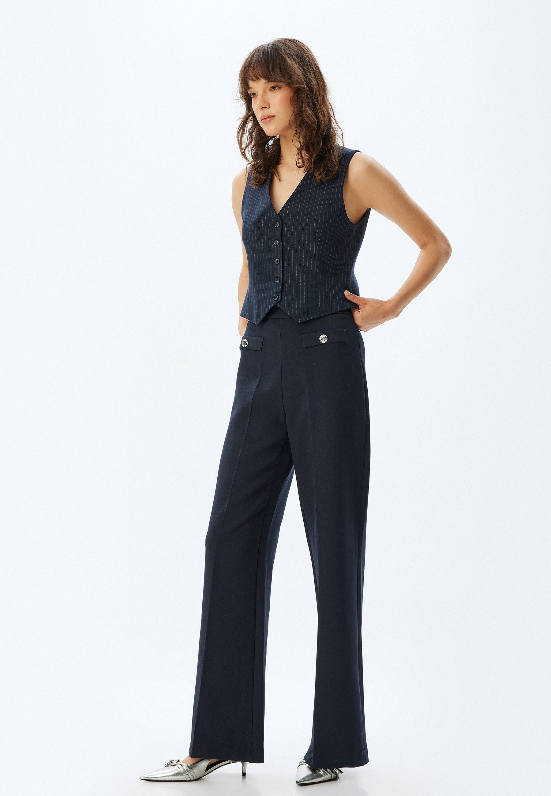 Koton Palazzohose Hohe Leibhöhe Wide Leg günstig online kaufen