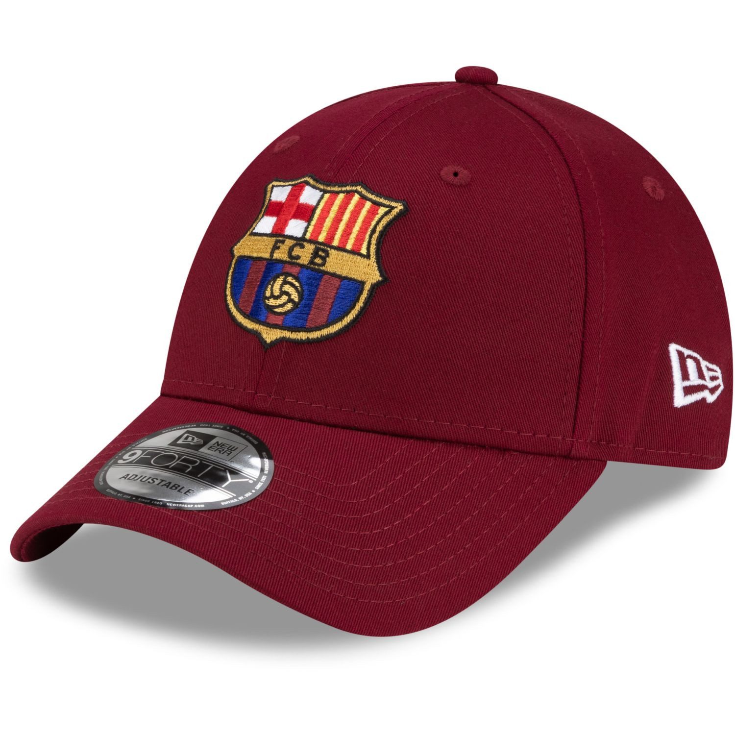 New Era Baseball Cap 9Forty Strapback FC Barcelona granatrot