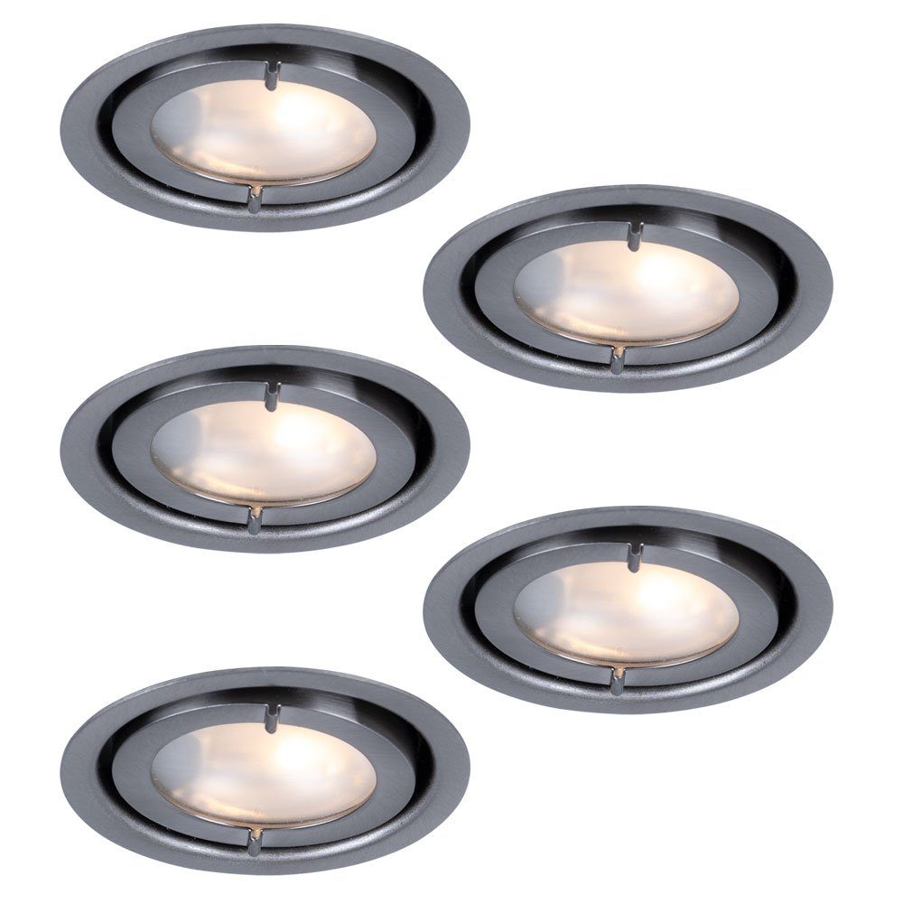 Paulmann LED Einbaustrahler, Leuchtmittel nicht inklusive, 5er Set Möbel Ei günstig online kaufen