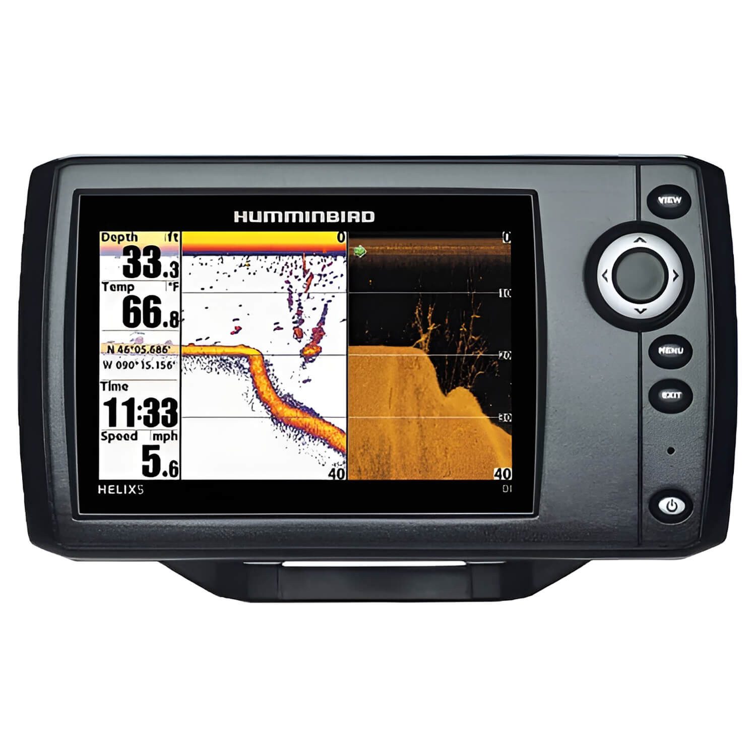 Humminbird Einerkajak Humminbird Helix 5 DI G2 DualBeam Plus Fischfinder Echolot