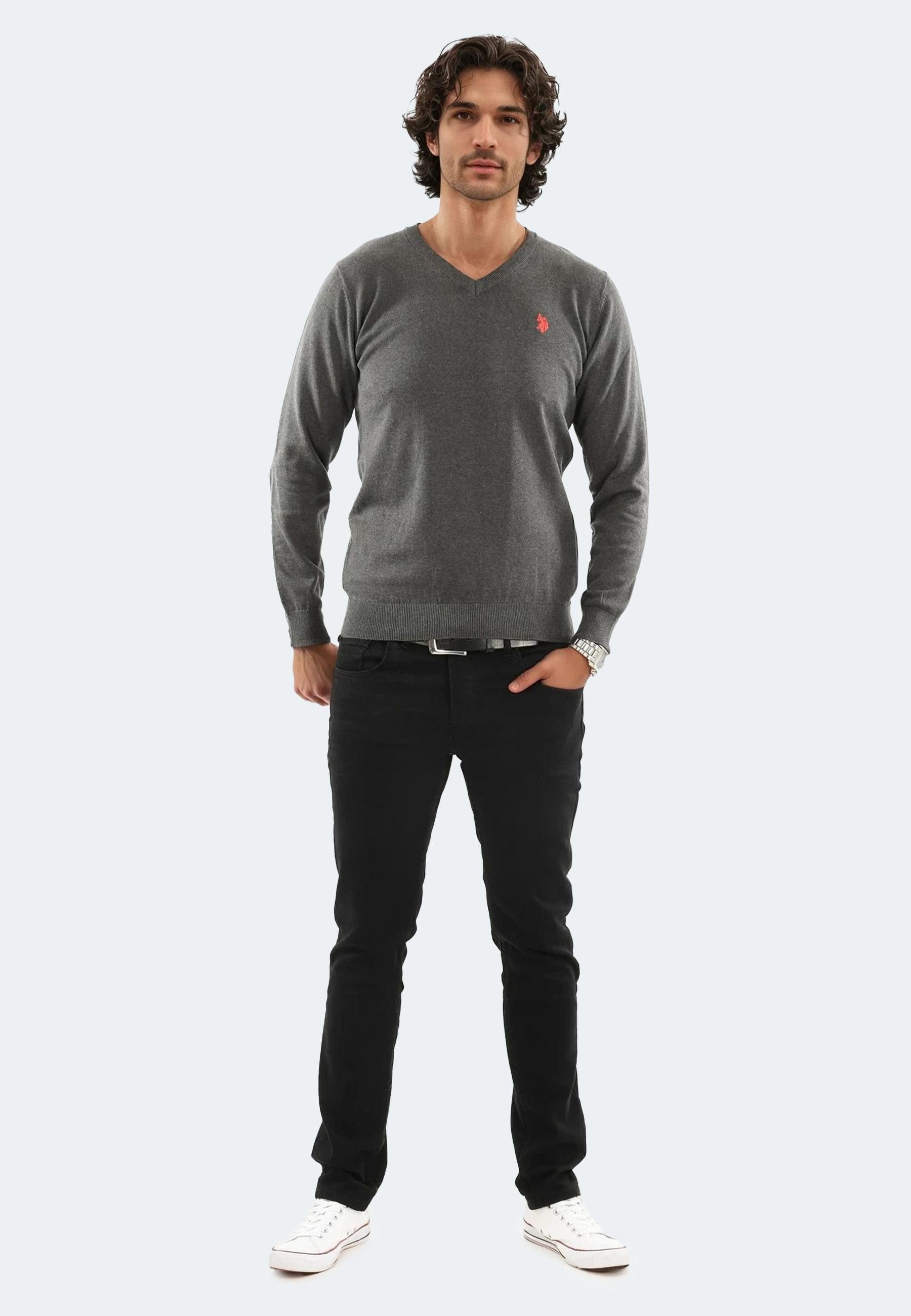 U.S. Polo Assn V-Ausschnitt-Pullover Herren Shirt günstig online kaufen
