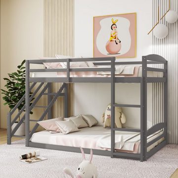 SIKAINI Kinderbett (set, 1-tlg., Kinder-Etagenbett), mit 2 sicheren Leitern, Lattenrost