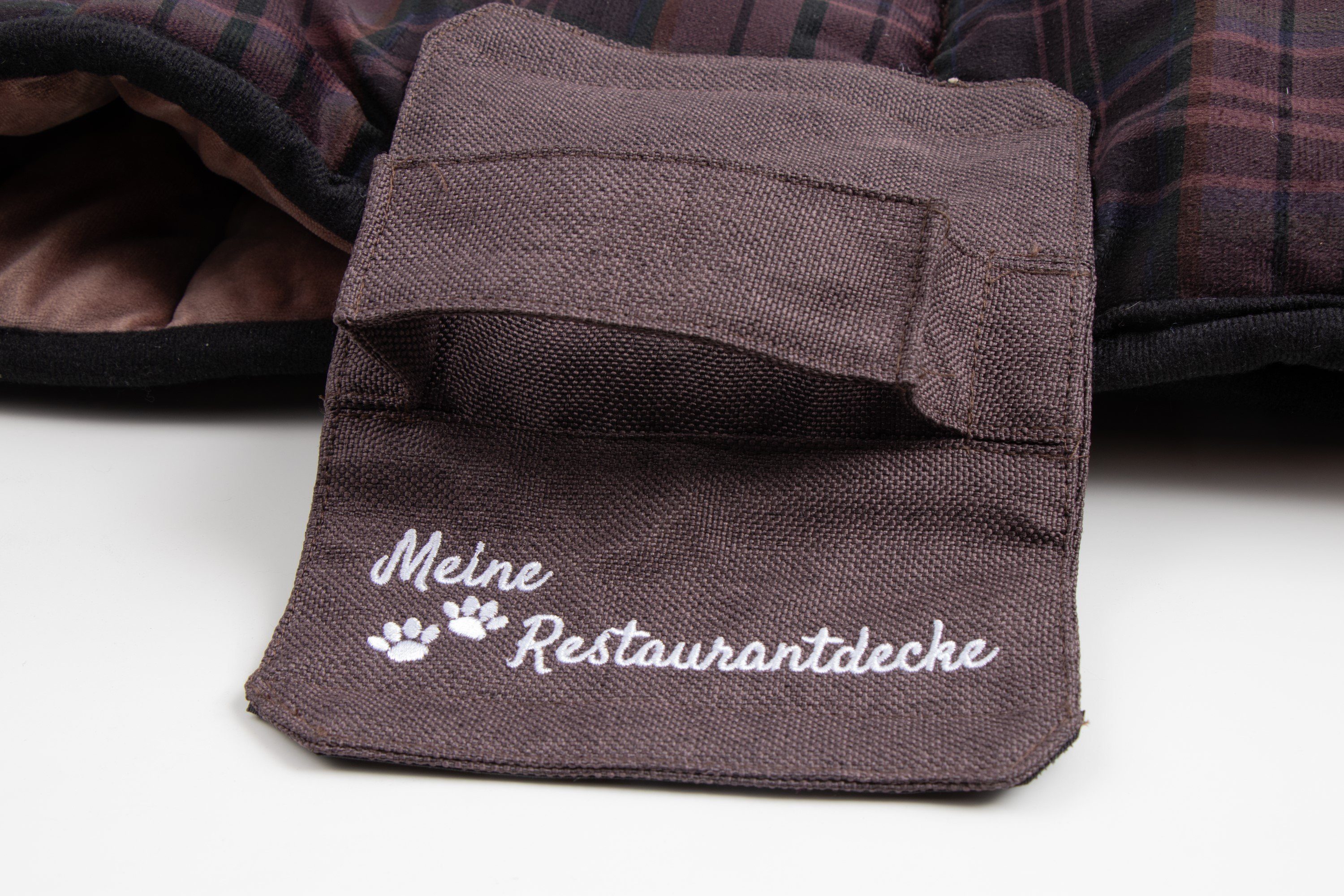 TrendPet Tierdecke Meine Restaurantdecke - Reisedecke, 100% Polyester, platzsparend zusammenfaltbar – Bild 3 von 5