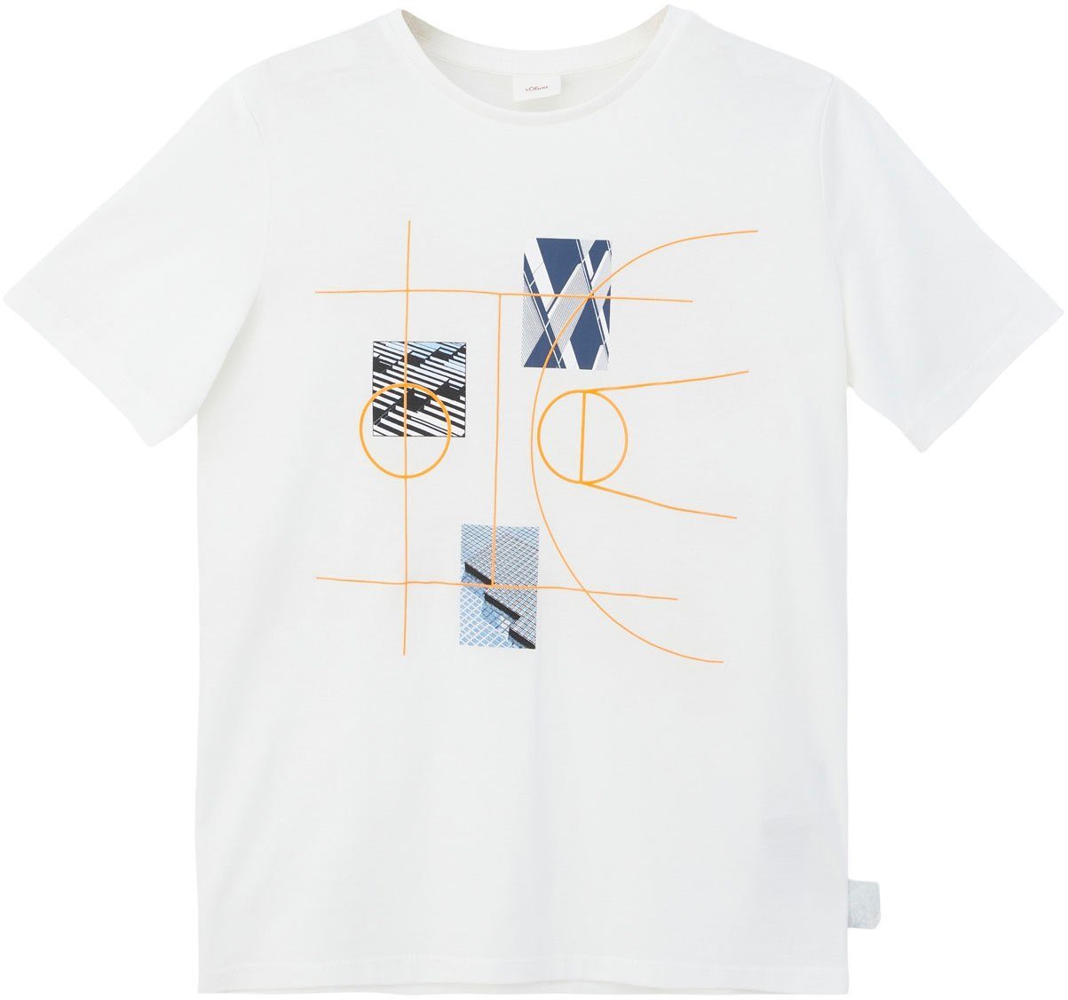 s.Oliver Junior T-Shirt mit Print white | T-Shirts