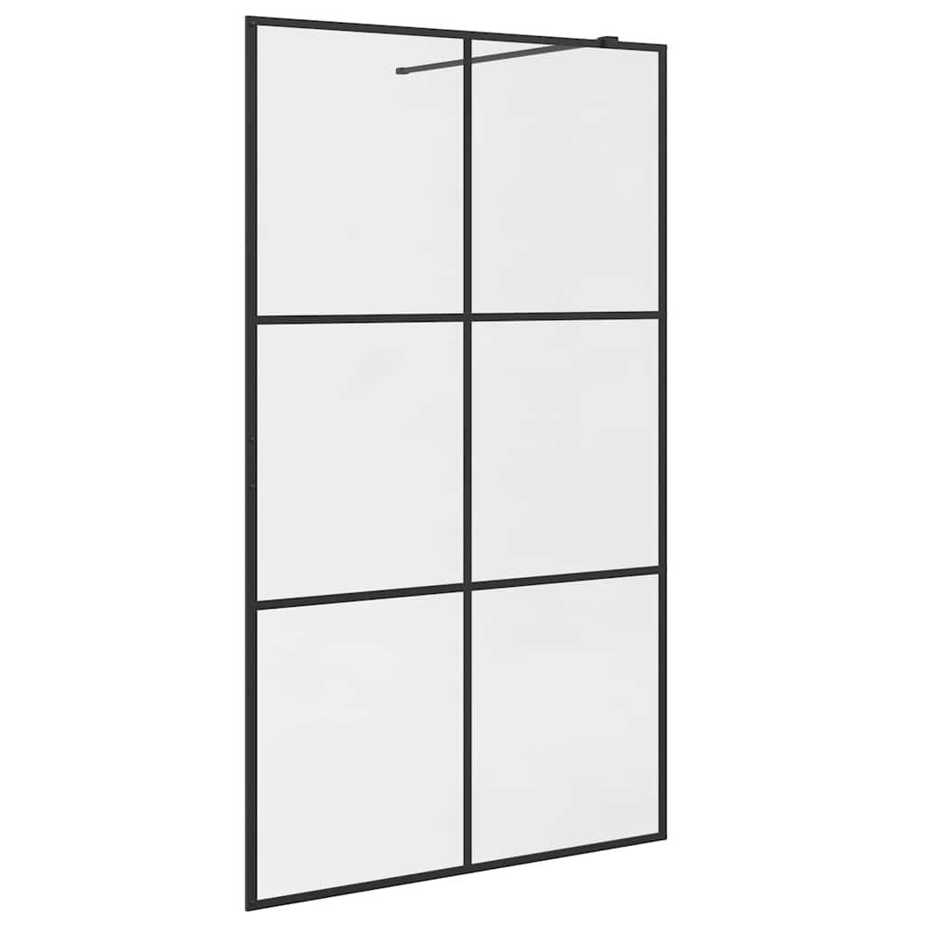 vidaXL Duschwand Duschwand für Begehbare Dusche mit Klarem ESG Glas 115x195 cm