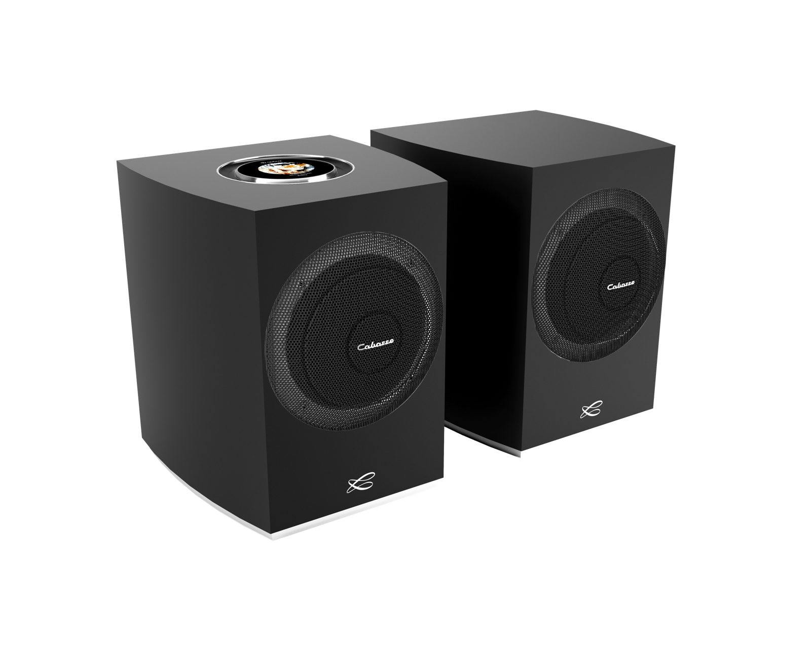Cabasse kabelloses Smartes Stereo HiFi System Paar Regal-Lautsprecher