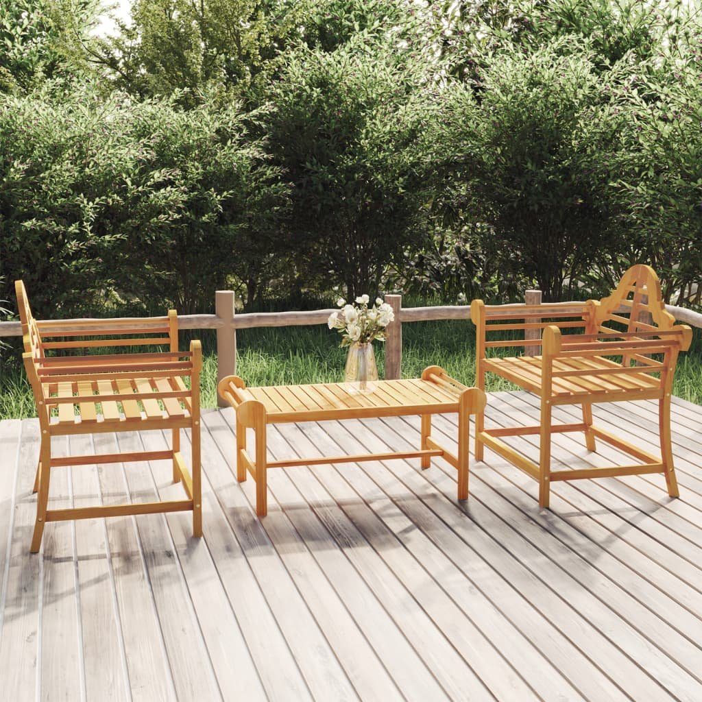 furnicato Gartenstuhl Gartenstühle 2 Stk. 91x62x94 cm Massivholz Teak