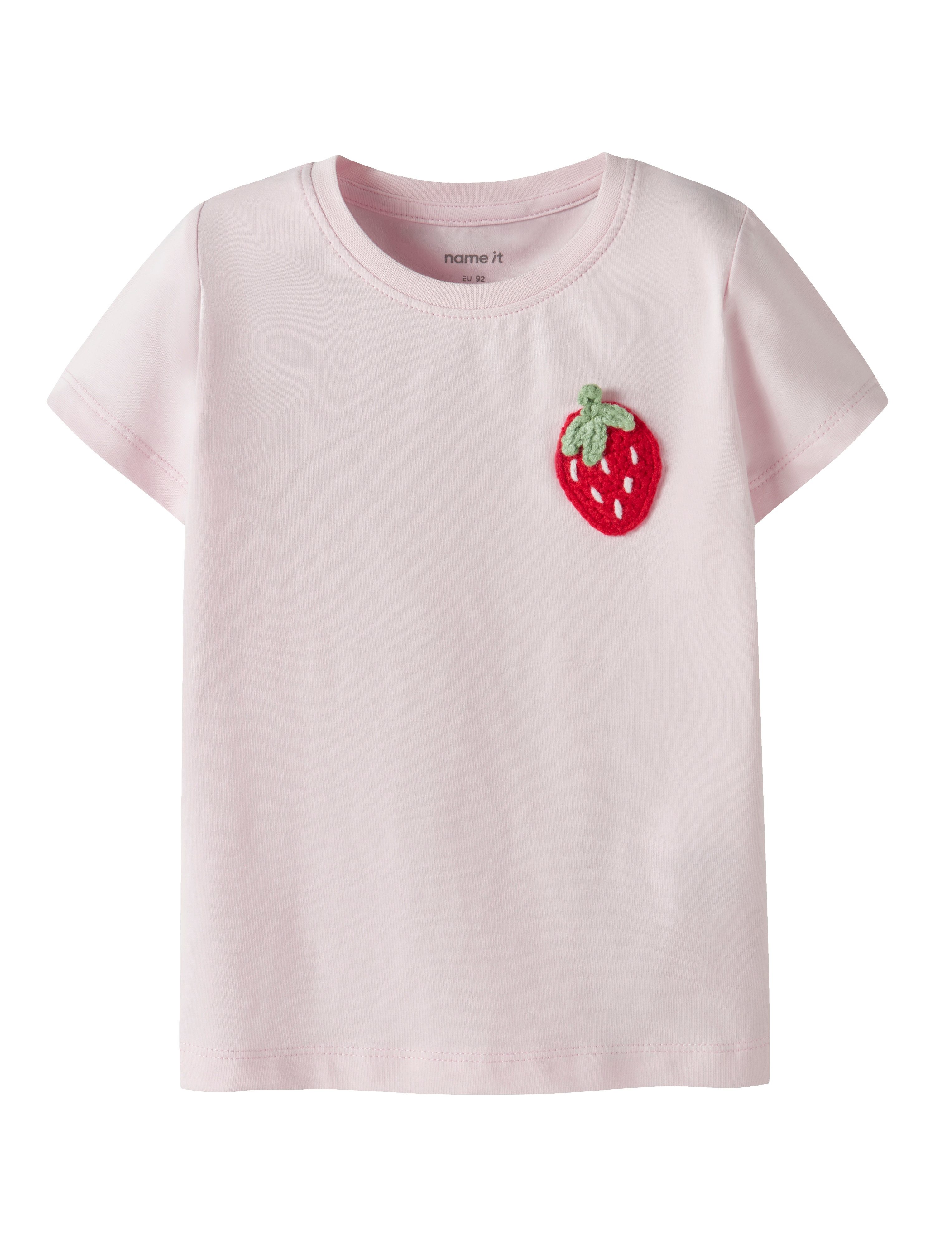 Name It T-Shirt NMFJUANITTA SS TOP BOX Baumwollmischung, normal geschnitten