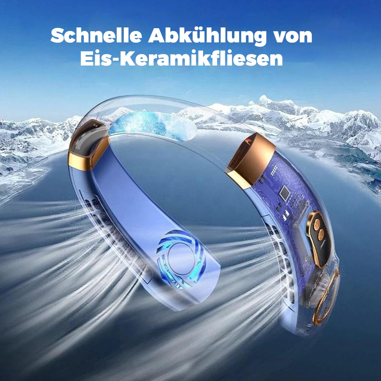 BlingBin Mini USB-Ventilator Nackenkühler, Nackenventilator mit günstig online kaufen