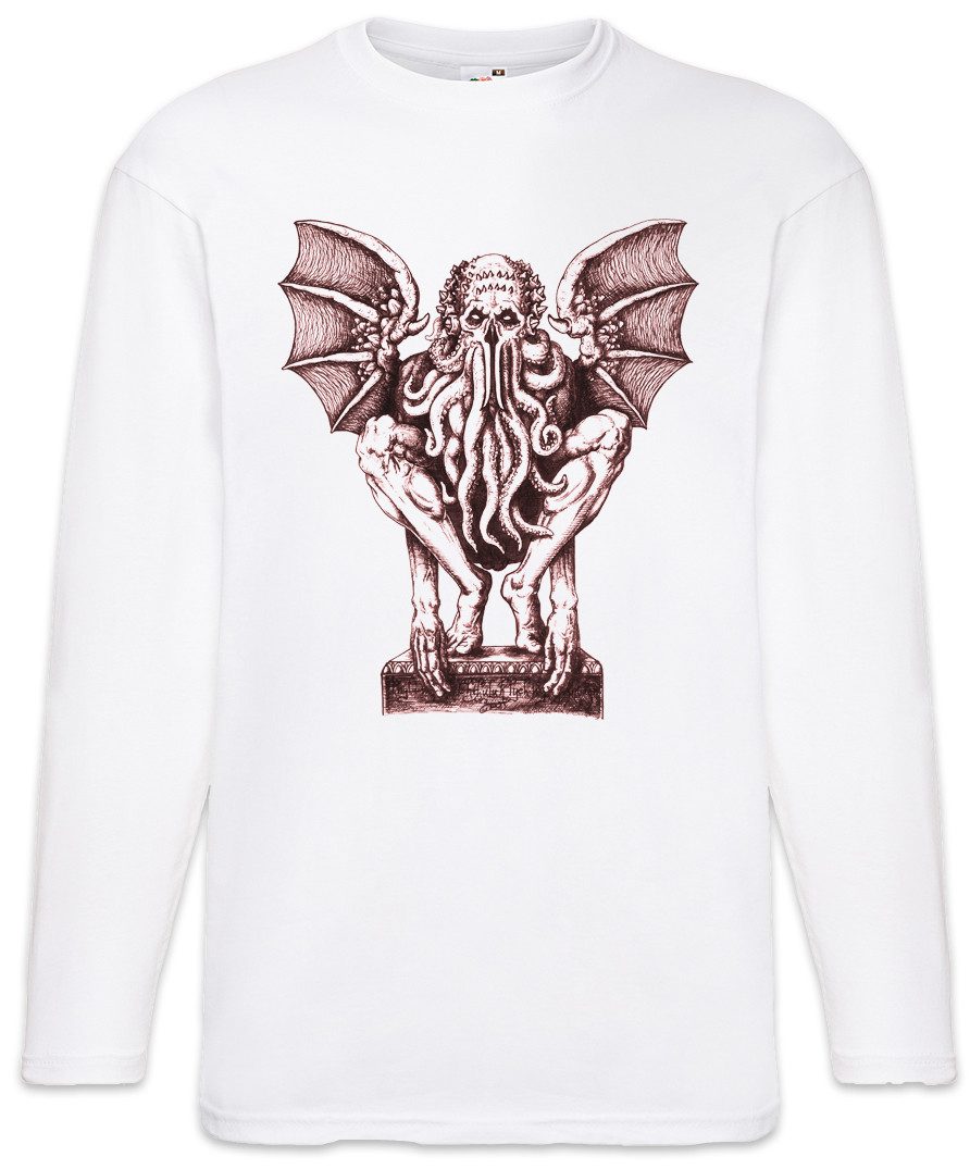 Urban Backwoods Langarmshirt Baphomet Cthulhu Langarm T-Shirt Cthulhu Call Horror Arkham H. P. (1-tlg) Lovecraft R´LYEH Call Sign