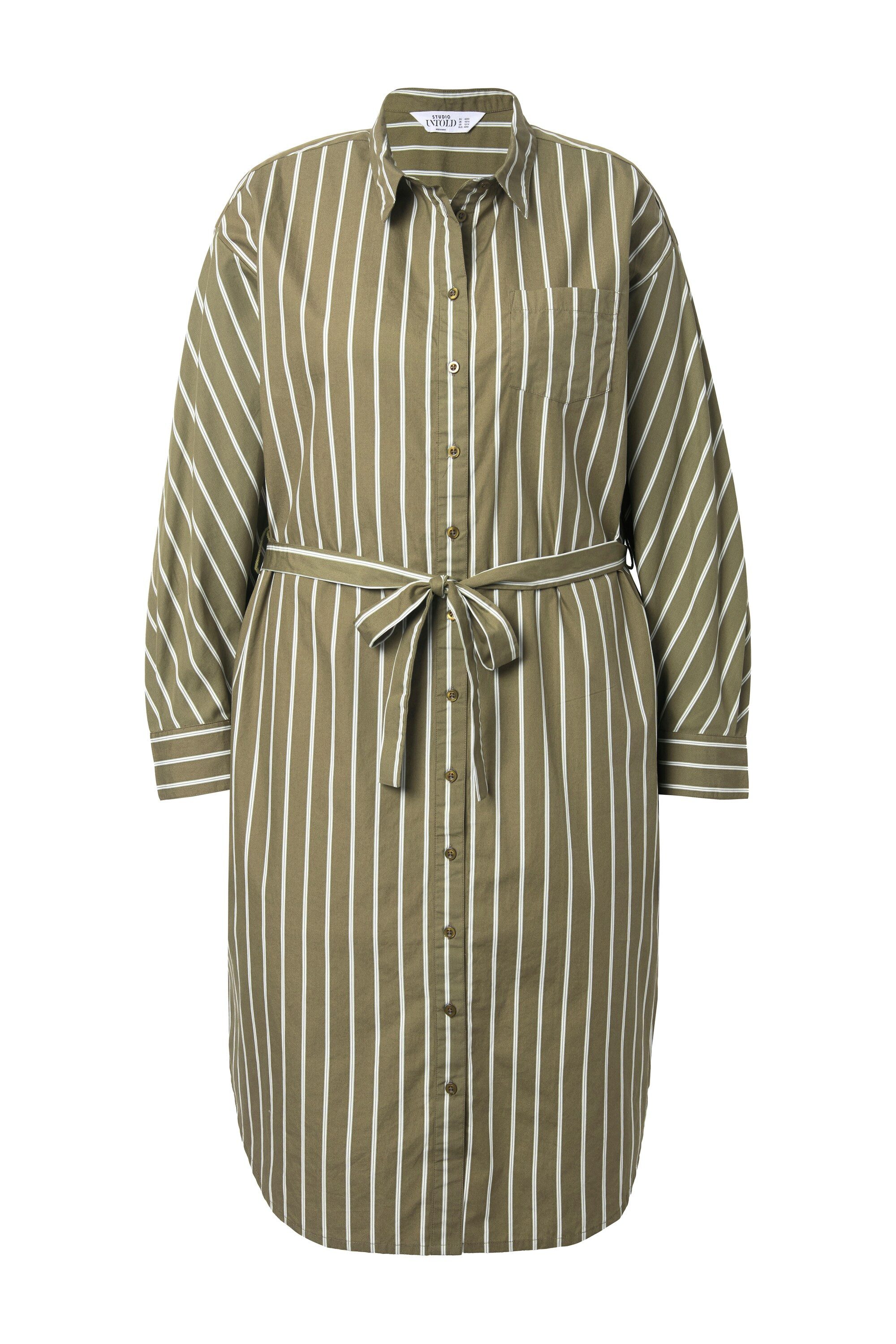 Studio Untold Midikleid Hemdblusen-Midikleid oversized Streifen günstig online kaufen