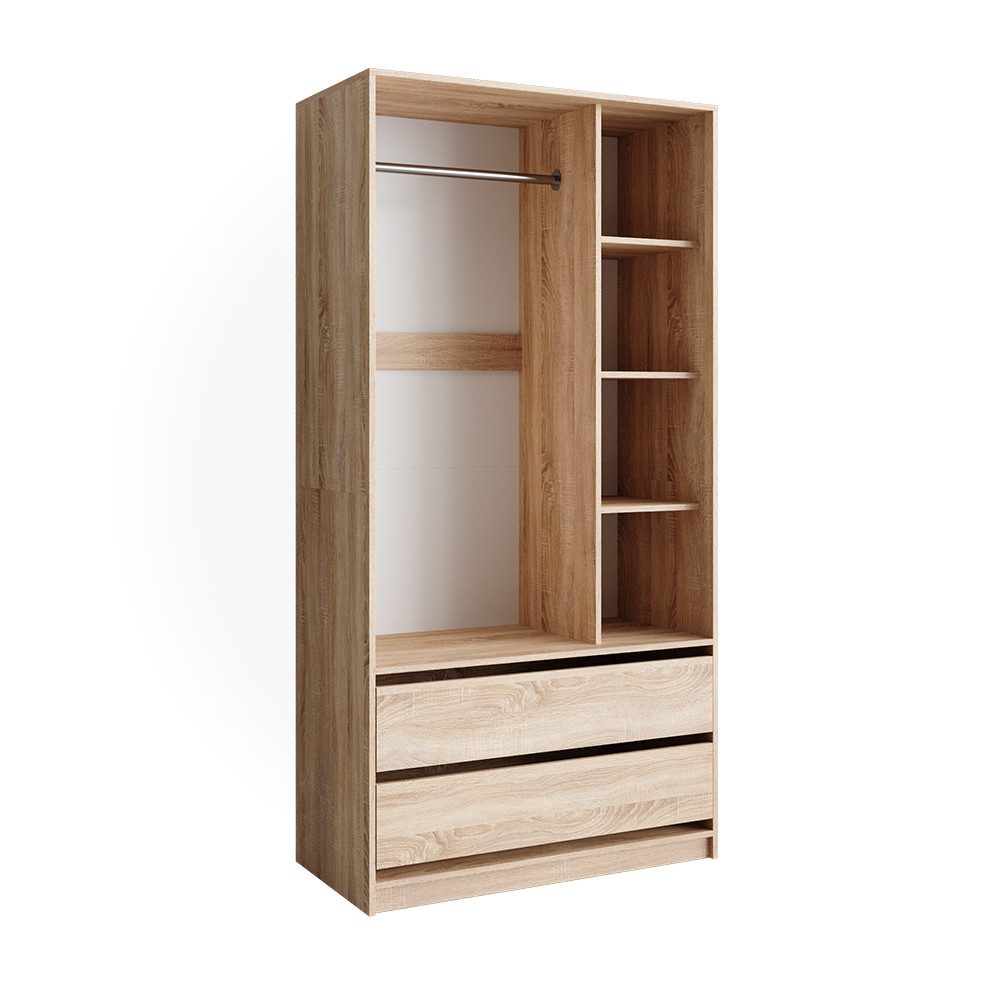 Vicco Kleiderschrank Elmo, Sonoma, 100 x günstig online kaufen