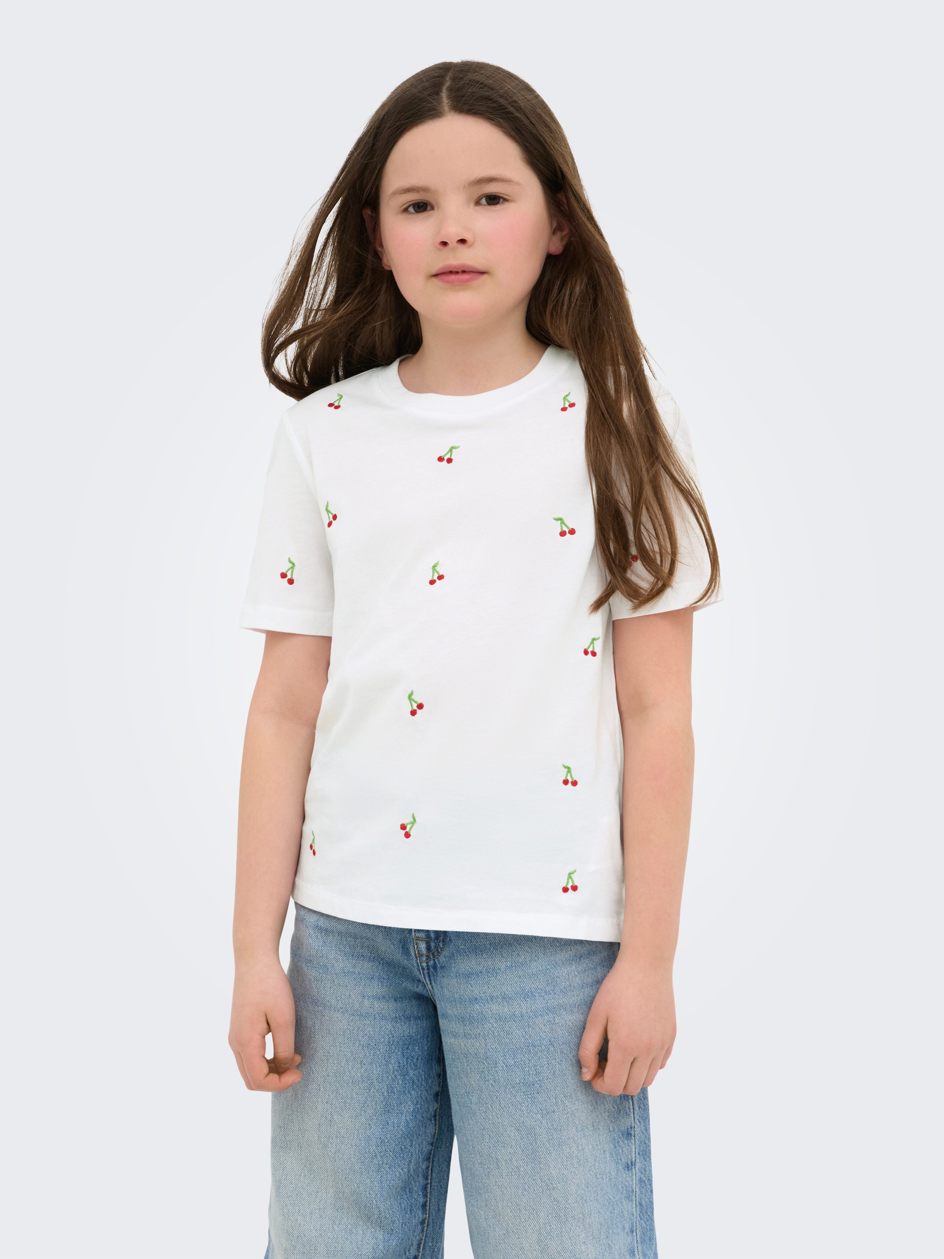 KIDS ONLY T-Shirt KOGKETTY LIFE S/S O-NECK TOP JRS NOOS Baumwolle, normal geschnitten