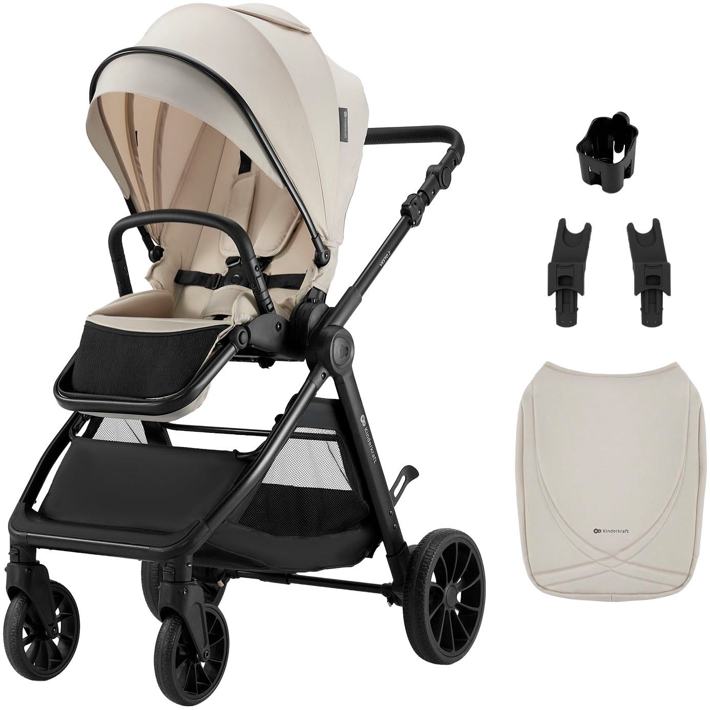Kinderkraft Kinder-Buggy VESTO 2, (Set, 6-tlg)