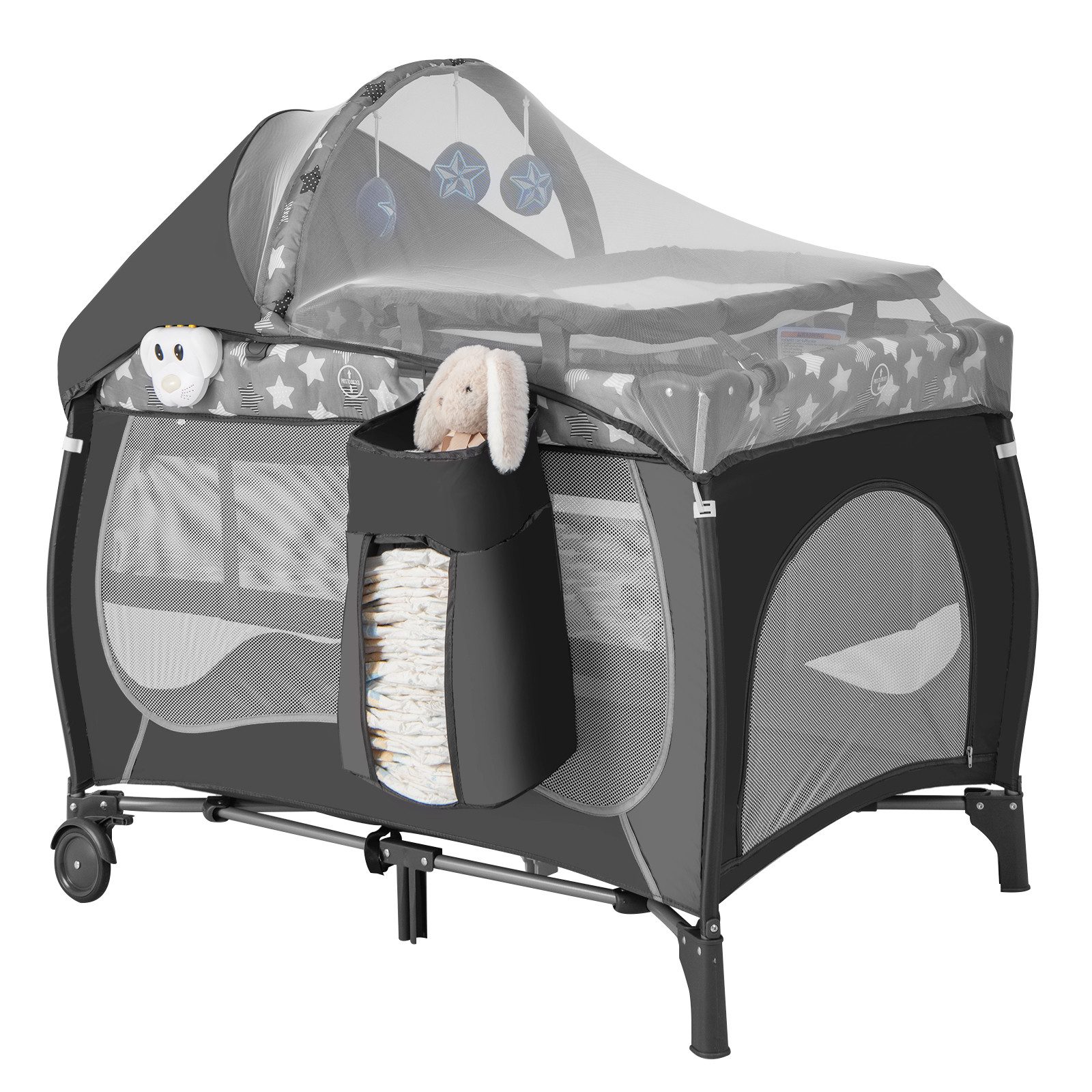 COSTWAY Reisebett 5 in 1 Beistellbett günstig online kaufen