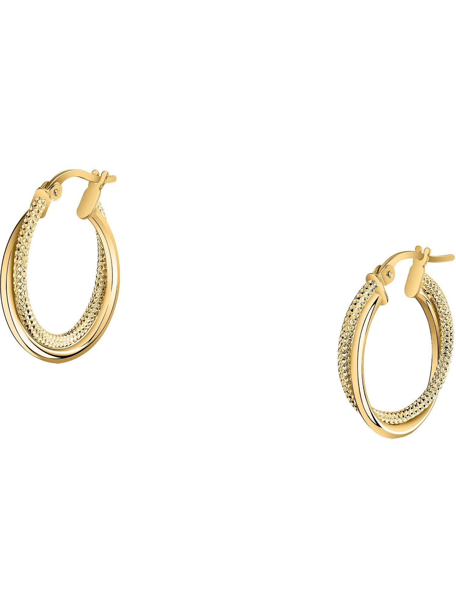 CHRIST Paar Creolen CHRIST Damen-Creolen 585er Gelbgold (Paar) günstig online kaufen