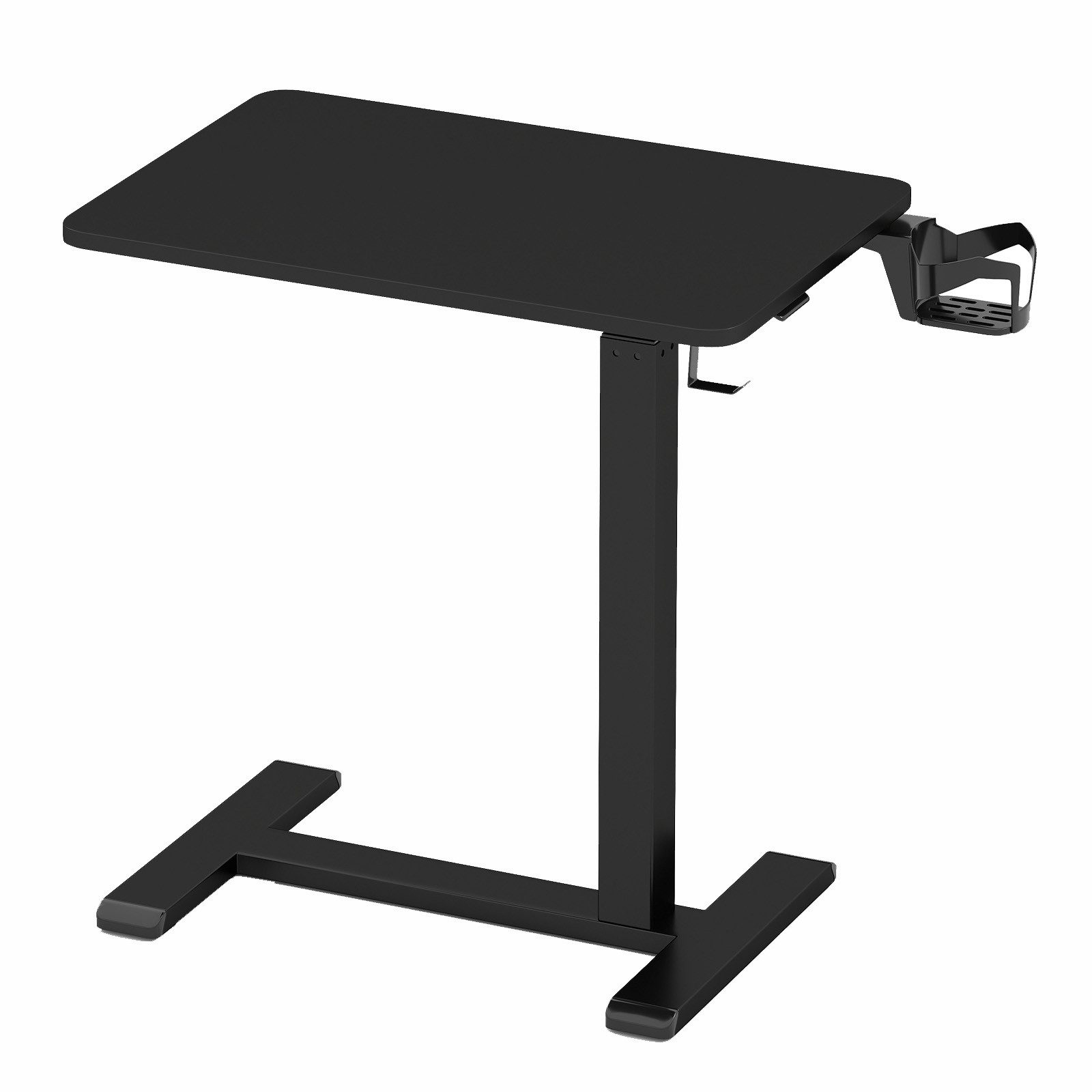 KOMFOTTEU Beistelltisch, höhenverstellbarer Stehpult, drehbarem Becherhalte günstig online kaufen