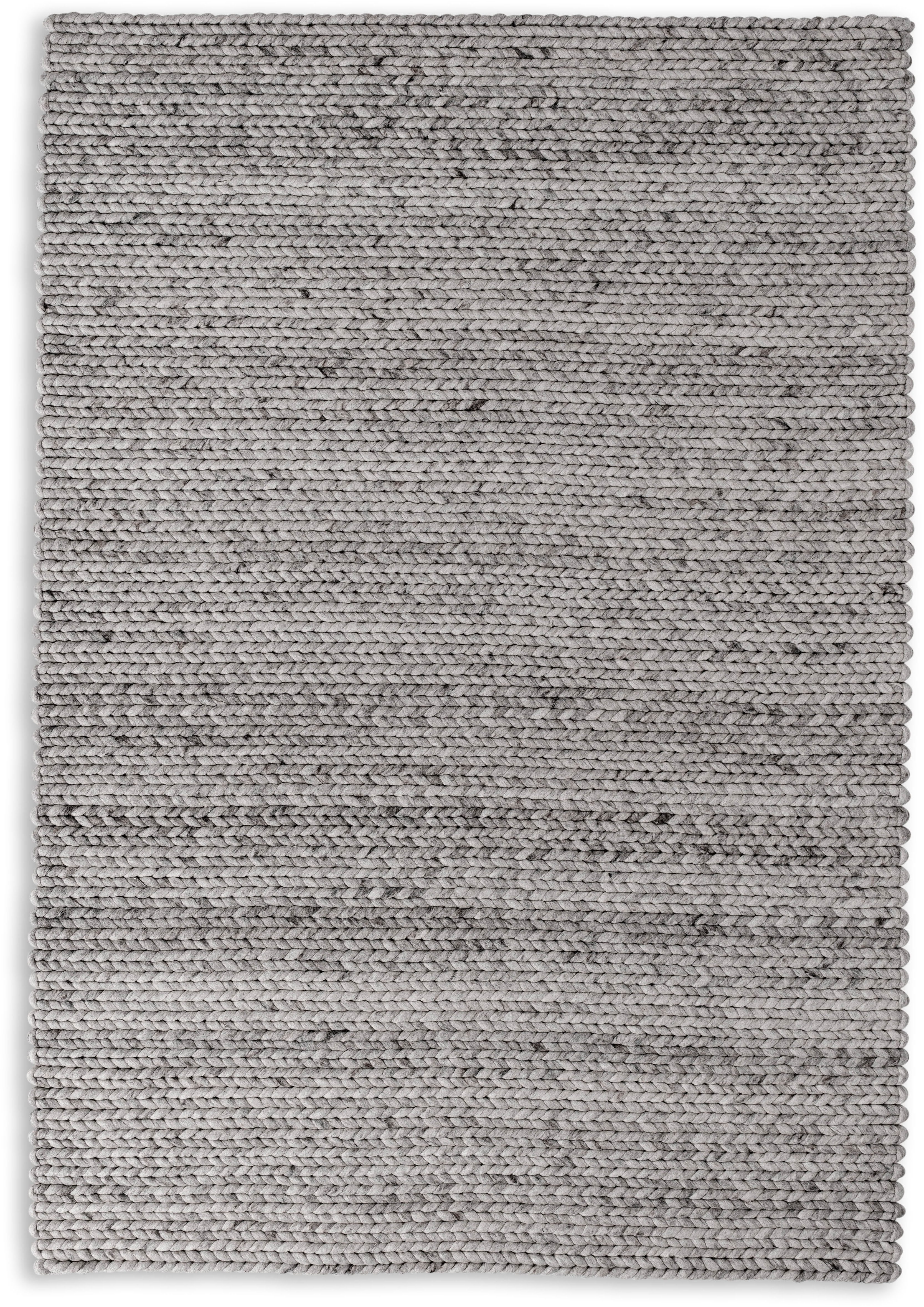 SCHÖNER WOHNEN-Kollektion Teppich Enisa 6027, rechteckig, Höhe: 15 mm, Struktur, Wolle, handweb, Wohnzimmer, Schöner Wohnen Kollektion