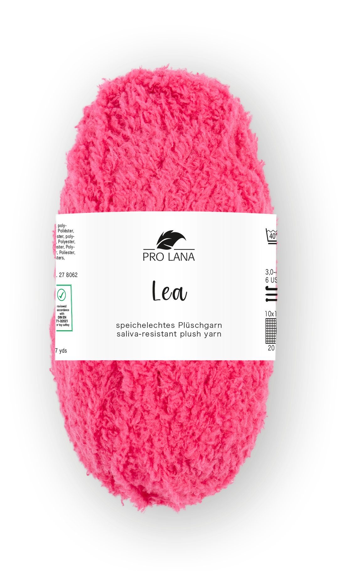 Pro Lana Pro Lana LEA Babyplüsch Garn 25 g für Baby & Kuschelprojekte 90 m Häkelwolle, 90 m (Flauschiger Plüsch-Effekt, ideal für Decken und Kuscheltiere), 25 g