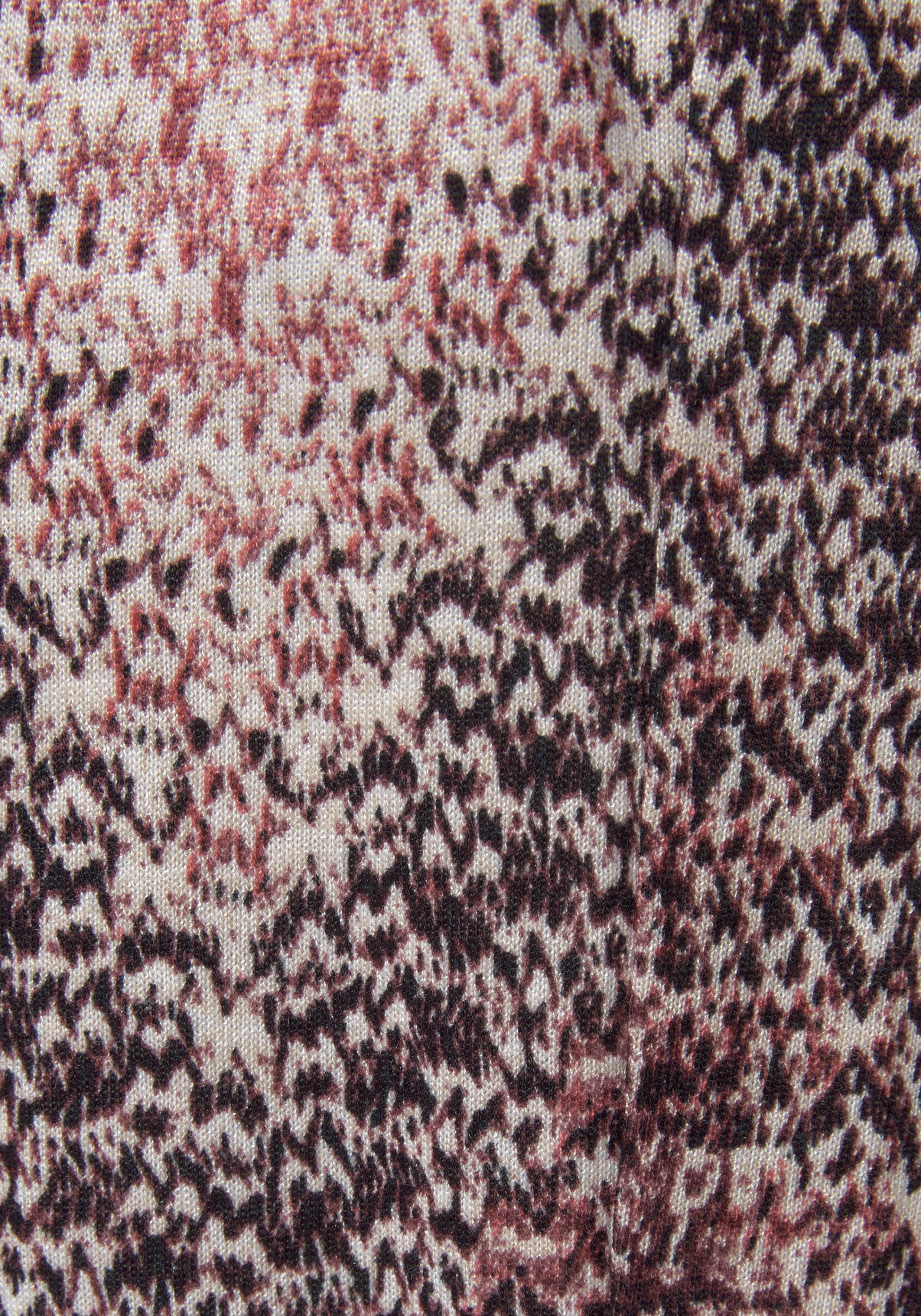 LASCANA Jerseyhose aus angenehmer, leichter Viskoseware mit Alloverprint, Stretchbund, luftige Sommerhose, Schlupfhose – Bild 5 von 5