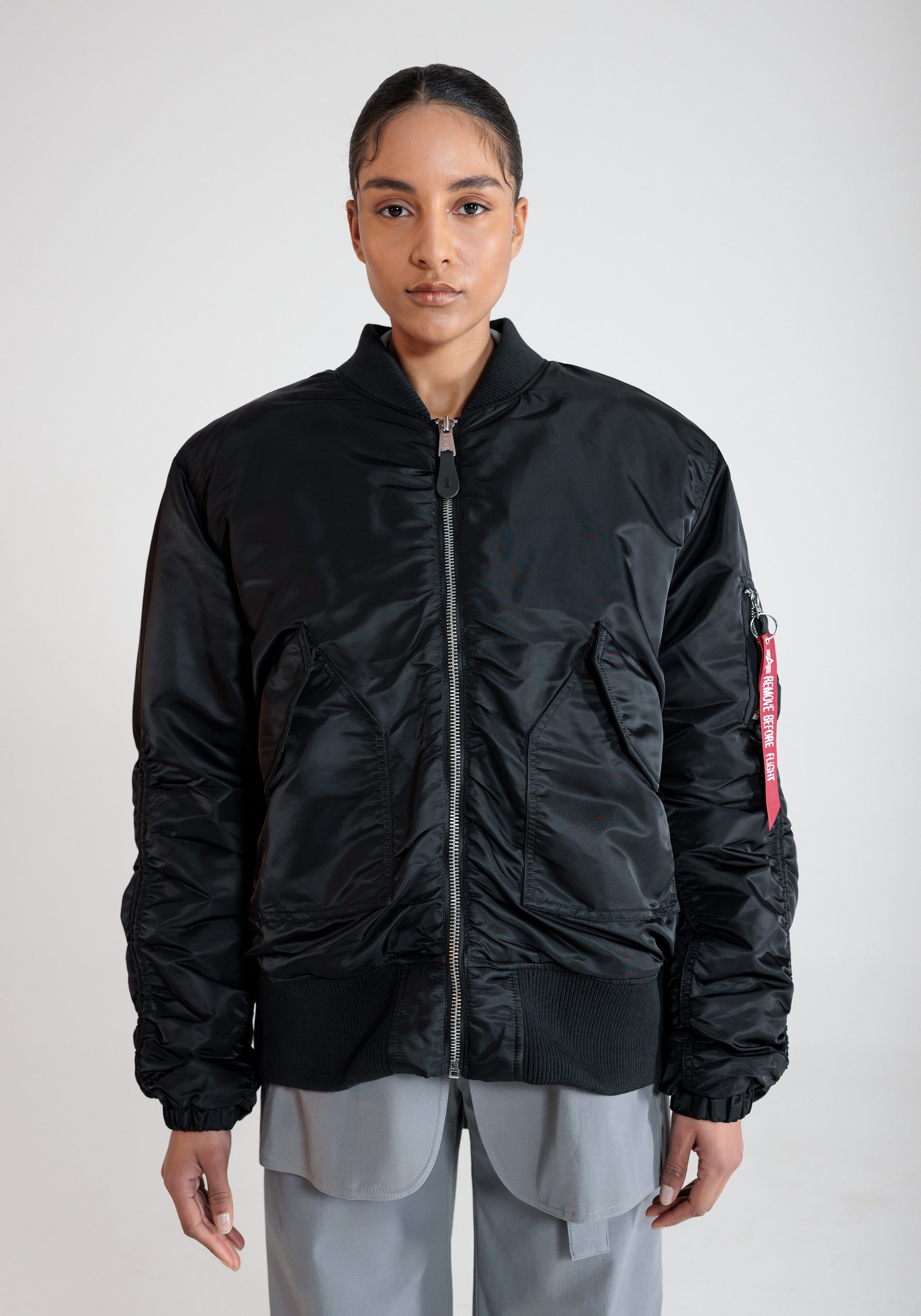 Alpha Industries Jackets black Women Industries & Bomberjacke - Alpha Bomber Flight