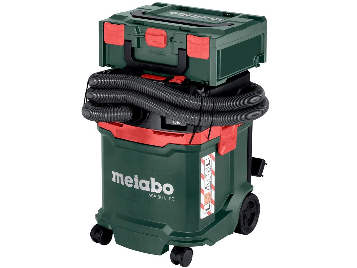metabo Nass-Trocken-Sauger ASA 30 L PC, 1200 W, mit Beutel, Manuelle Filterreinigung