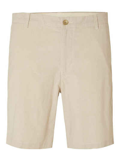SELECTED HOMME Stoffhose SLHREGULAR BILL STRUCTURED SHORTS