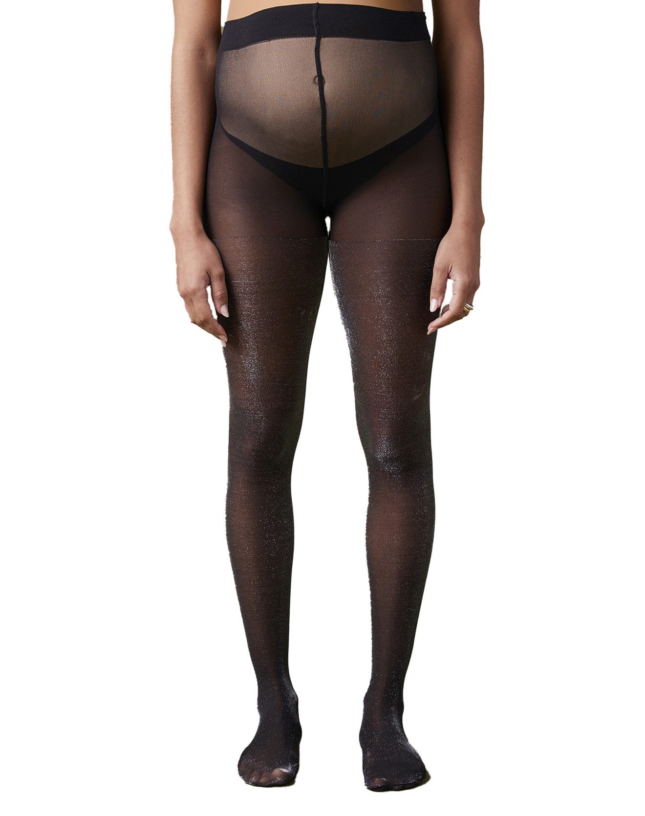 Strumpfhose Glitzernde Umstands-Strumpfhose