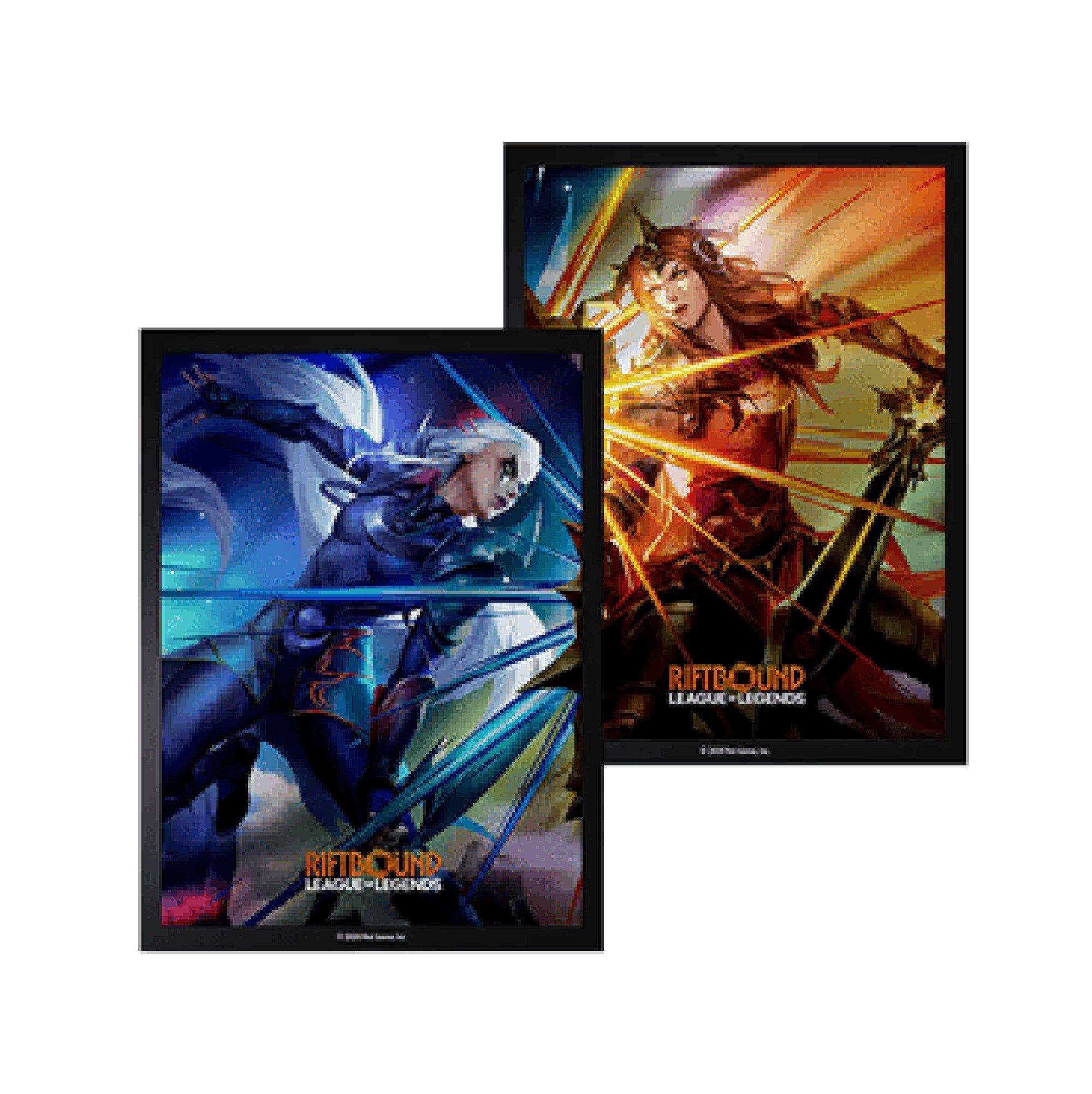uvs Sammelkarte Riftbound Vendetta - Diana vs Leona Hüllen