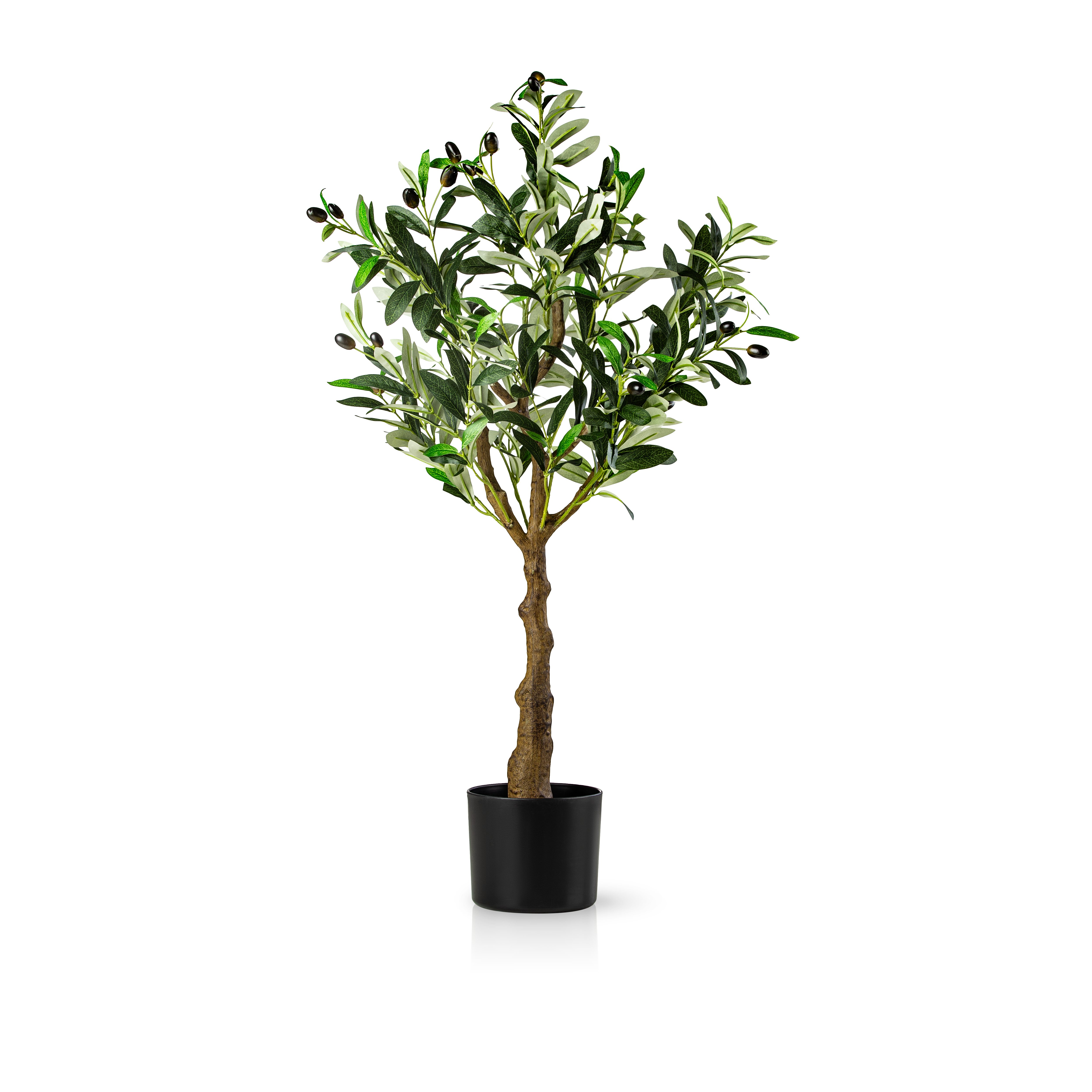 Kunstpflanze Künstliche Pflanzen, Große Kunstpflanzen im Topf Olive, Monstera, Yucca, Agave, Palmfarn, Geigenfeige, PASCH, wie echt