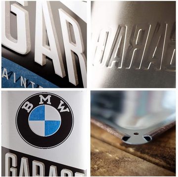 Nostalgic-Art Metallschild Blechschild 40 x 60 cm - BMW - BMW Garage