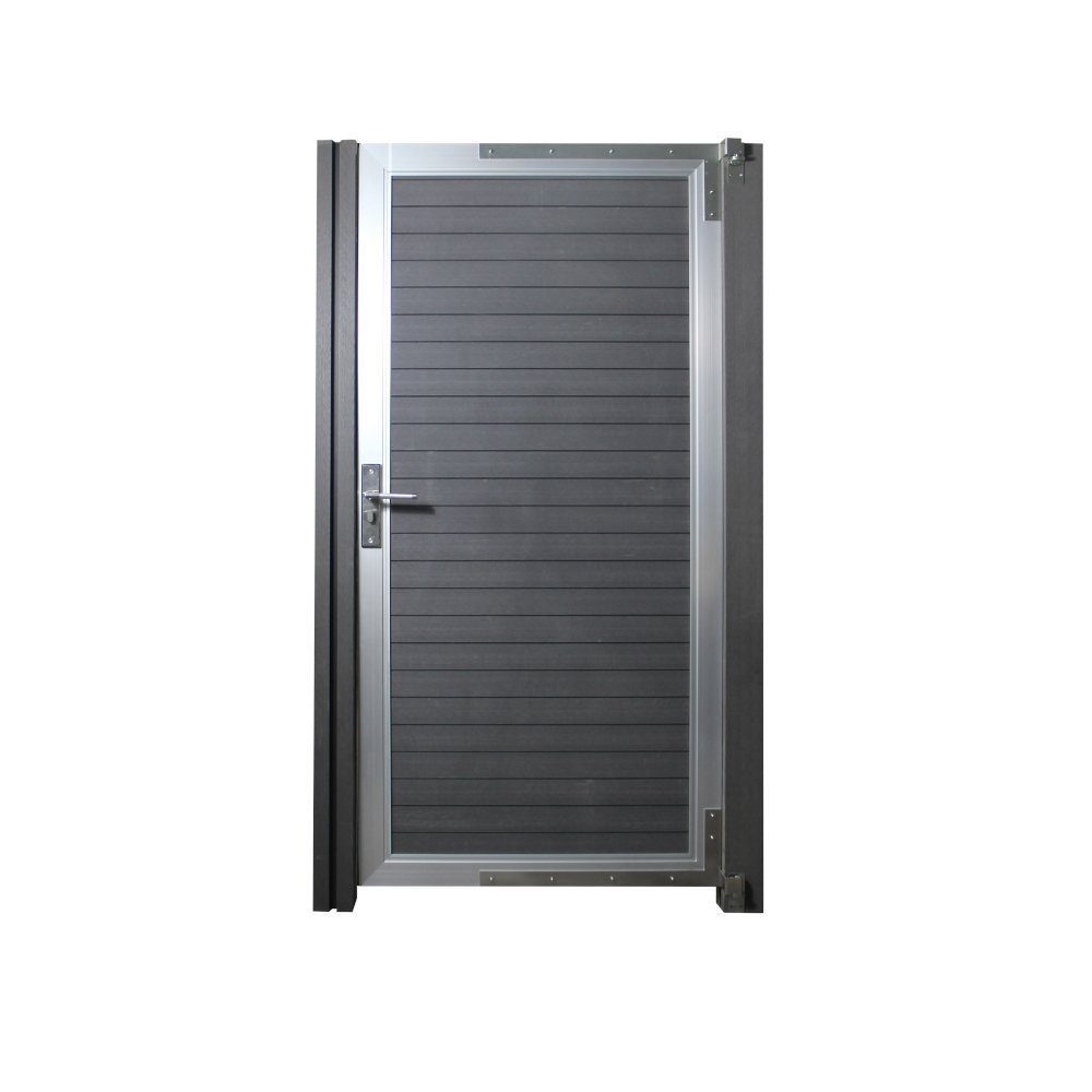 HOME DELUXE Gartentor WPC Gartentor CALLATOR 180 x 90 cm, (inkl. Schlüssel & Montagezubehör), Geeignet für WPC Sichtschutzzaun CALLADO, Gartentür Zauntor Tor