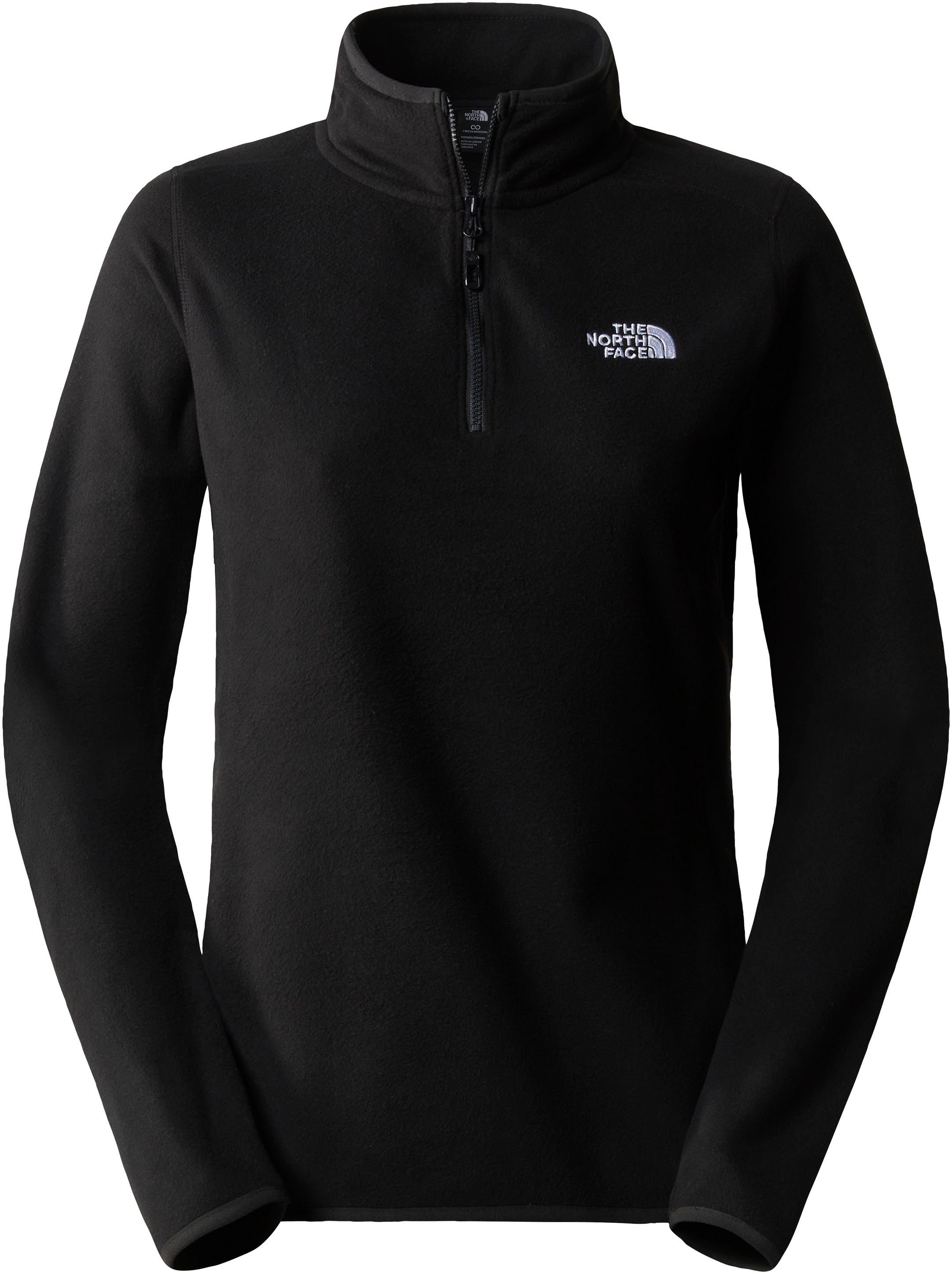 101 EU ZIP 1/4 - North GLACIER black Fleecepullover Face The FLEECE