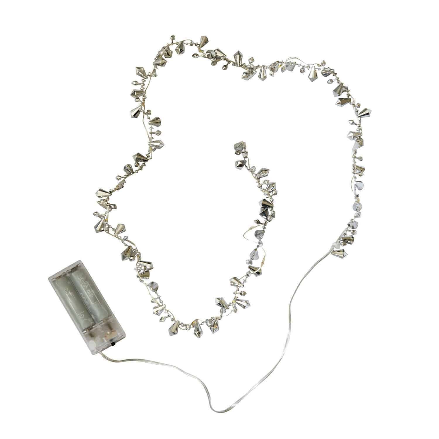 Mirabeau LED-Lichterkette Lichterkette Bryesa silber