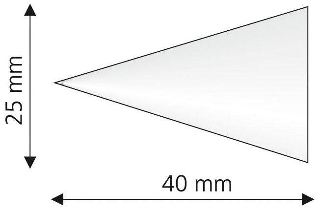 Gardinenstangen-Endstück Cone, Liedeco, Gardinen, (Set, rostbraun 2-St), Gardinenstangen für Ø 16 mm