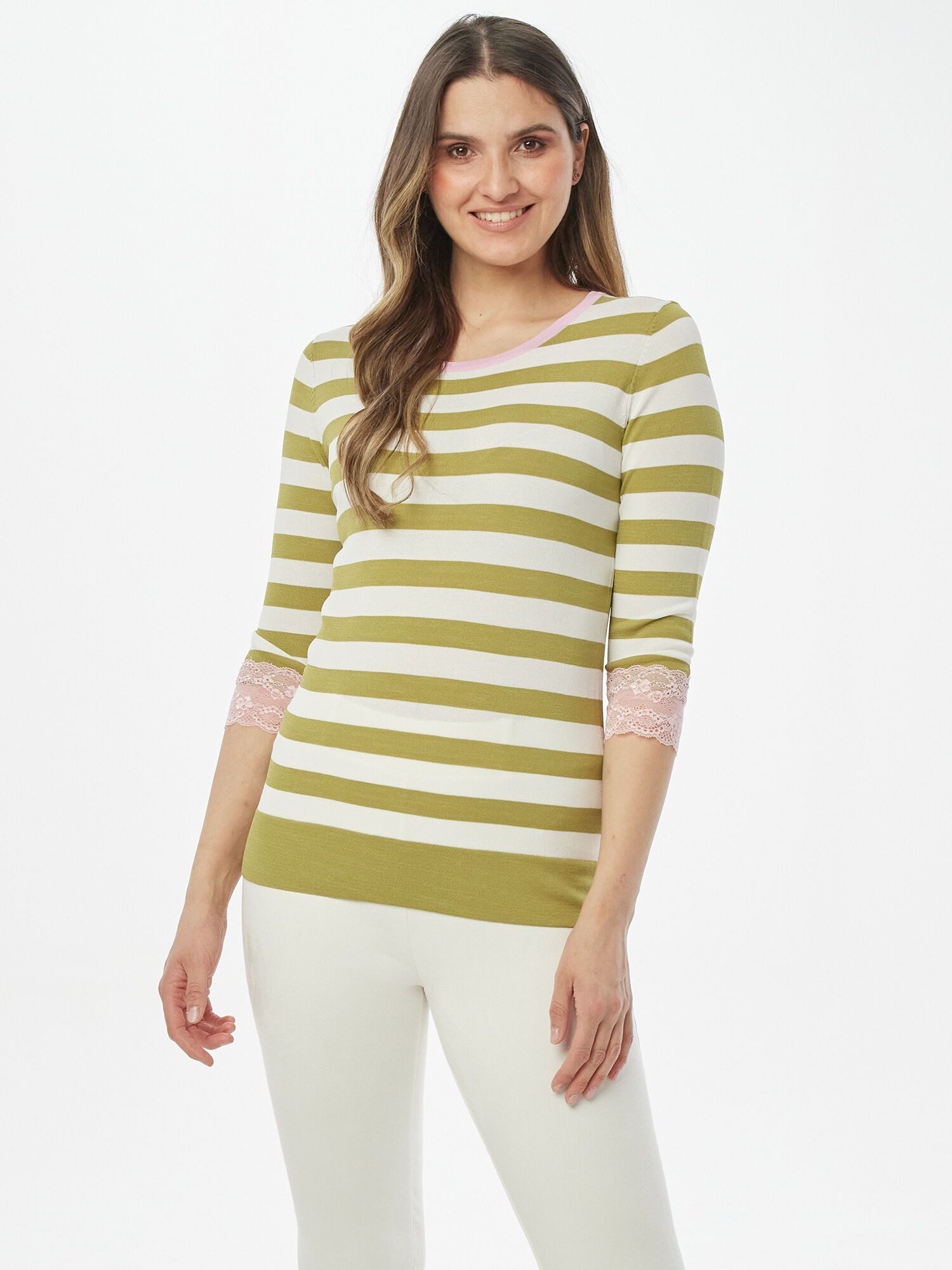 Strickpullover Streifenpullover