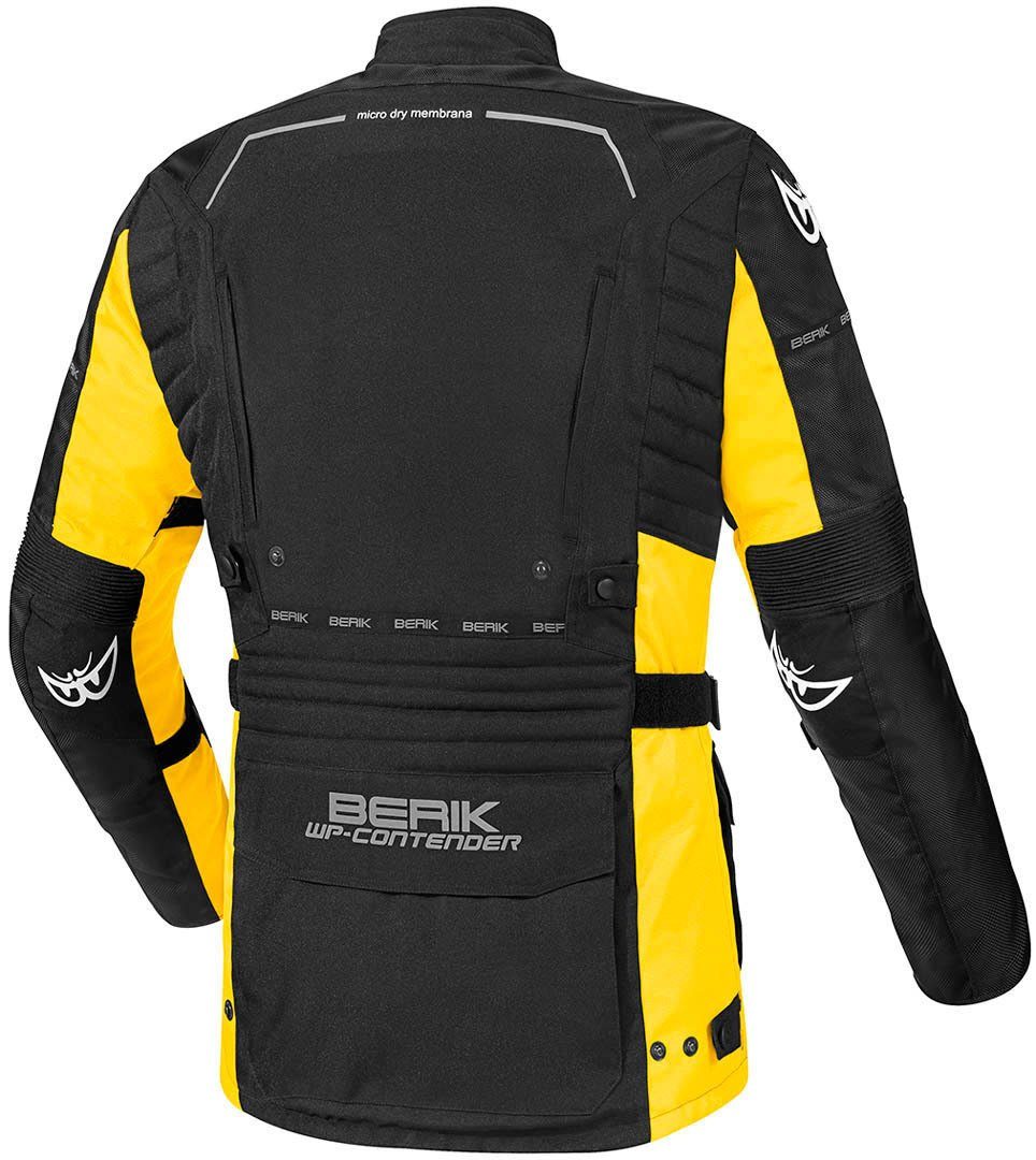 Torino Black/Yellow Motorradjacke Berik wasserdichte Textiljacke Motorrad