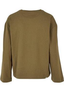 URBAN CLASSICS Longsleeve Urban Classics Damen Ladies Organic Oversized Longsleeve (1-tlg)