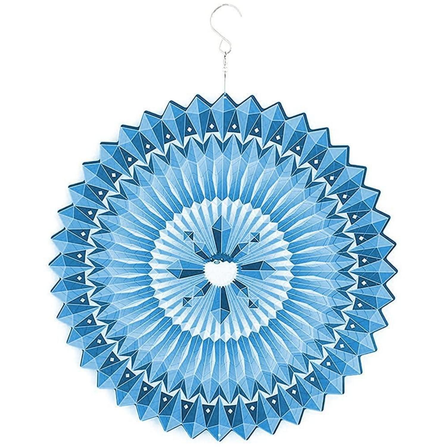 LuxusKollektion Windspiel 3D Metall Windspiel Edelstahl Blau (1 St)