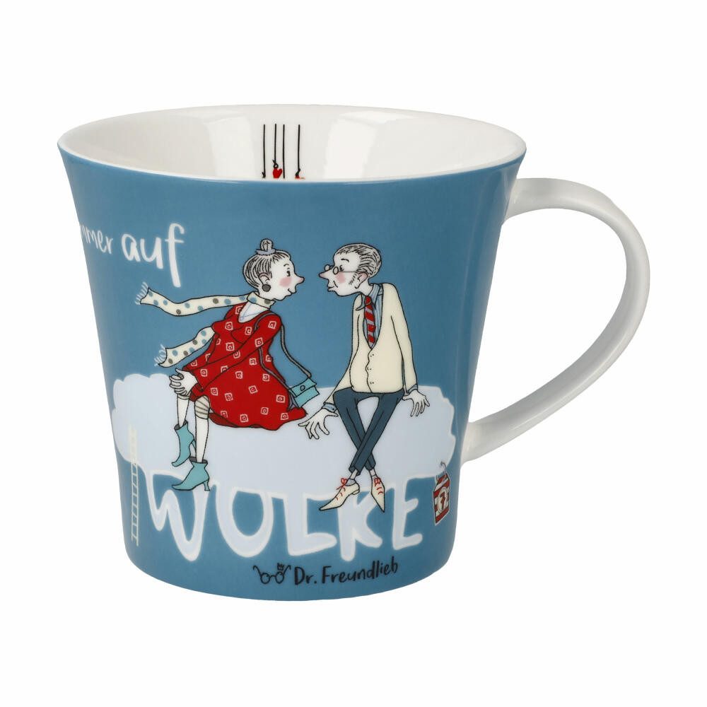 Goebel Becher Barbara Freundlieb - Wolke 7, Fine Bone China