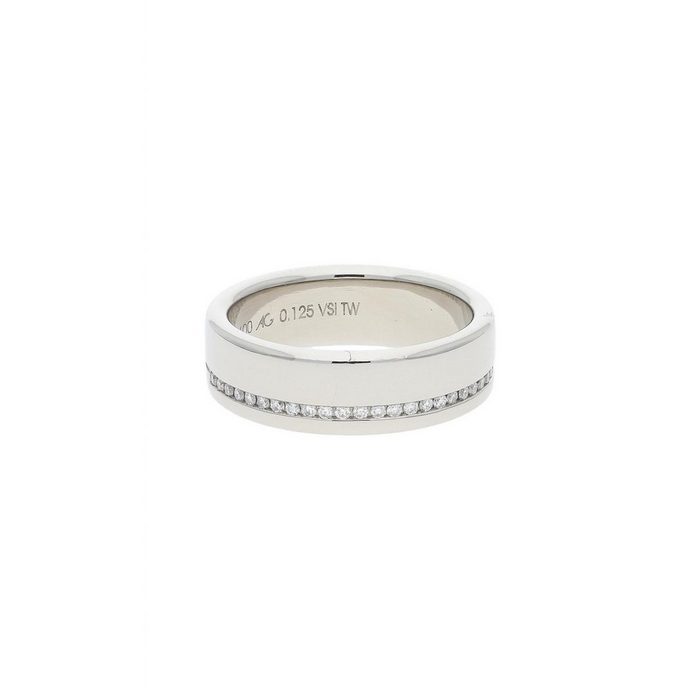 JuwelmaLux Fingerring Ring Platin mit Diamant(en) (1-tlg) Damen Ring Platin 600/000 inkl. Schmuckschachtel AN10529