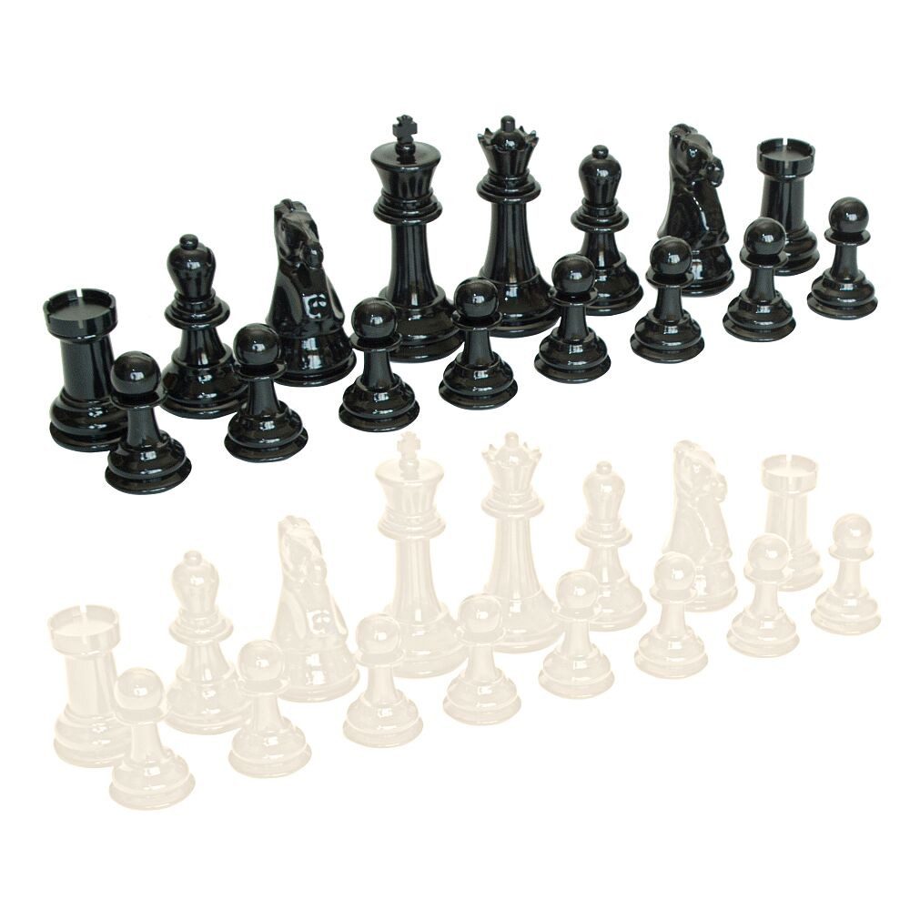 ACHOKA® Spielesammlung Bodenschachfiguren-Set, Kompletter Figurensatz: Einfach aufbauen und Schachspielen