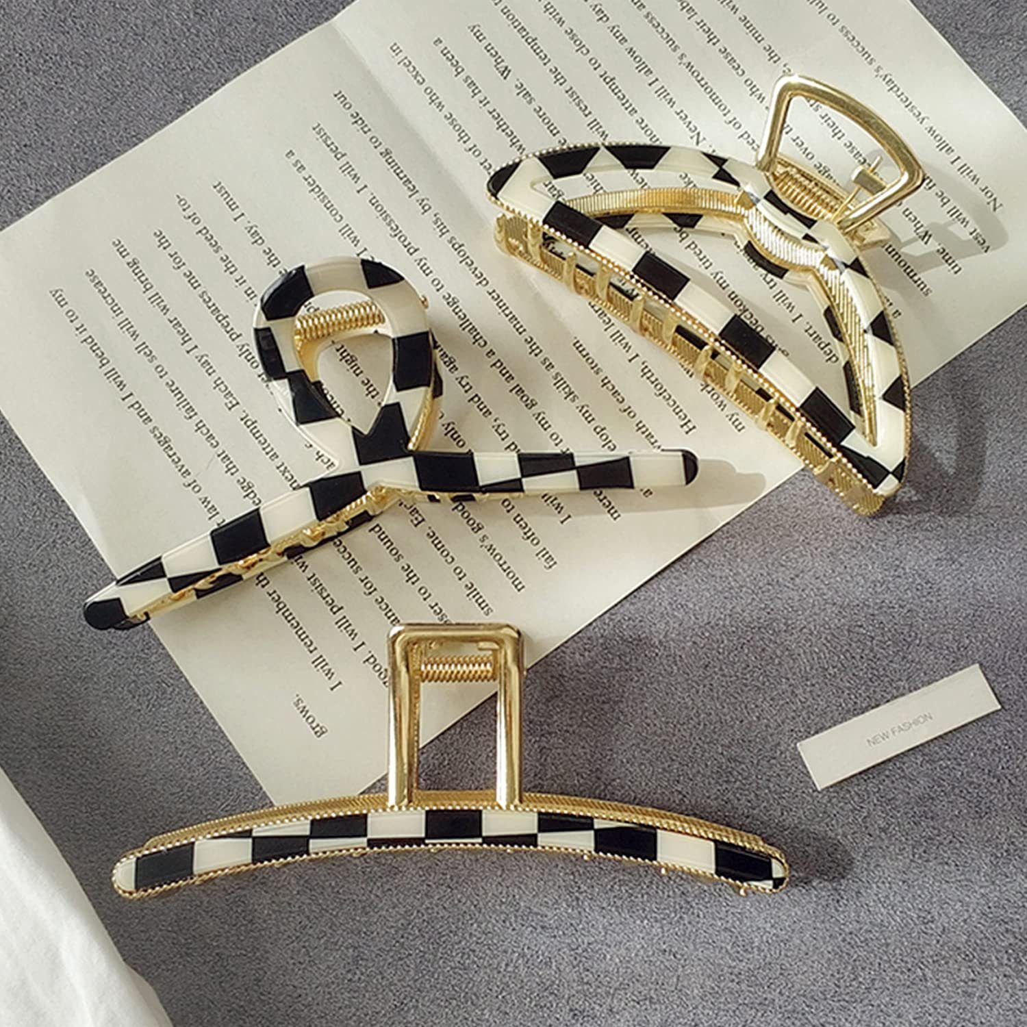 Plaid WaKuKa Daihatsu Clip Butterfly 3 (3-tlg) Stück Haarspange Diadem Claw Claw