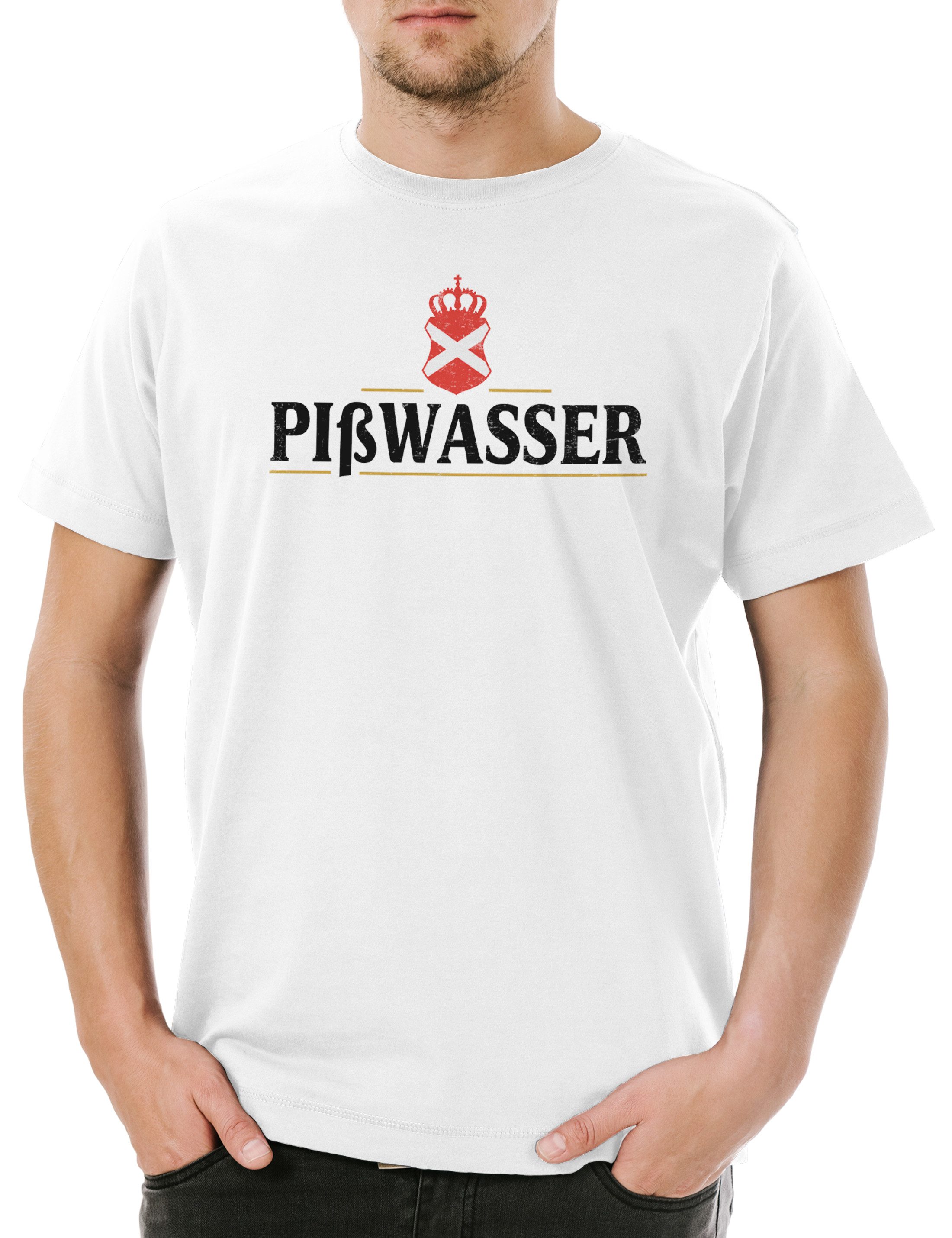 Print-Shirt Pißwasser Herren T-Shirt Shirt Brewery Brauerei Bier VG Fun Alcohol