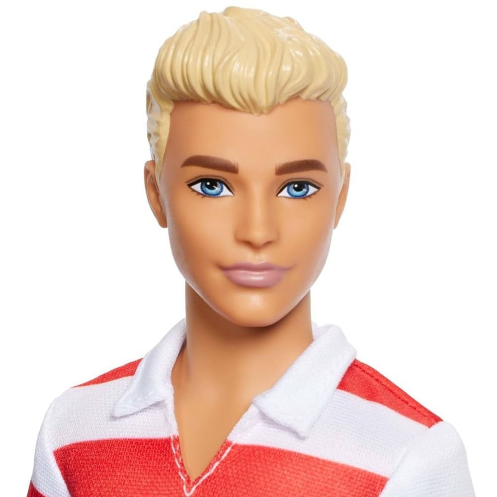 Barbie Anziehpuppe Ken Puppe blond mit Polohemd Barbie HYV01 Mattel Fashion günstig online kaufen