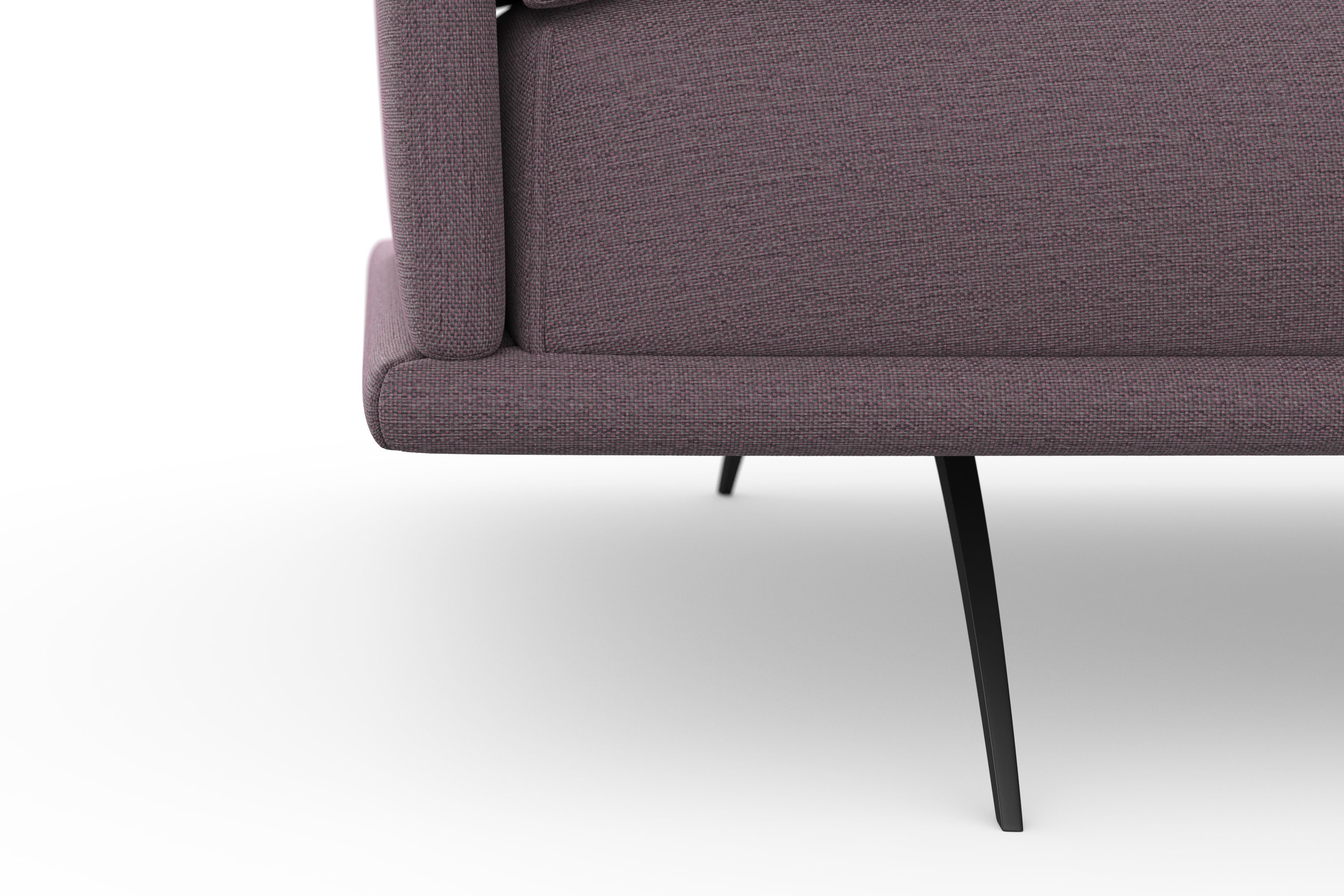 machalke® Ecksofa benito, mit bezogenem Sockel