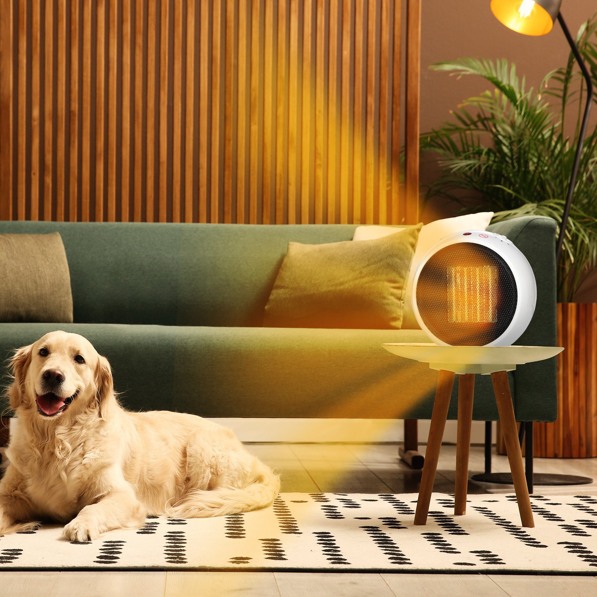 HOMCOM Heizlüfter Heizgerät Elektroheizer Heizer Heizung Wärme, 1500 W, PP- günstig online kaufen