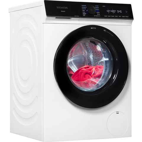 SIEMENS Waschmaschine iQ700 WG44B20Z0, 9 kg, 1400 U/min, smartFinish – glättet dank Dampf sämtliche Knitterfalten