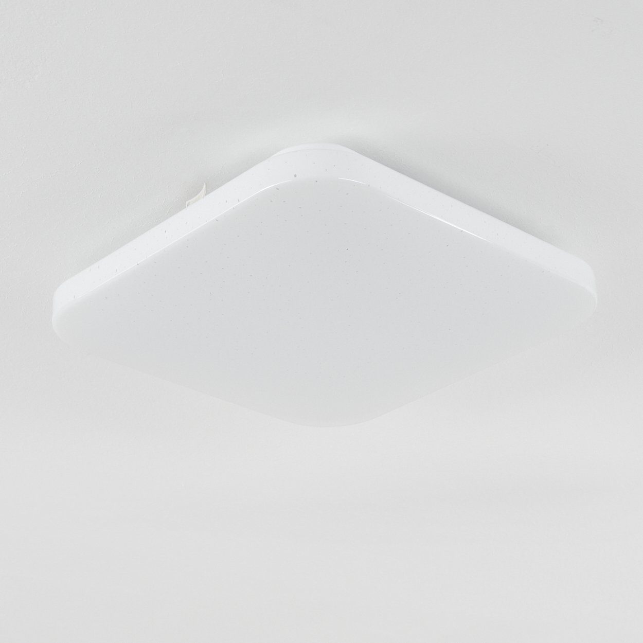 Deckenlampe »Rapone« 1350 Kelvin, 3000 Deckenleuchte Metall/Kunststoff Schlafzimmerleuchte in Lumen hofstein moderne Sternenhimmel-Effekt, Weiß, aus mit